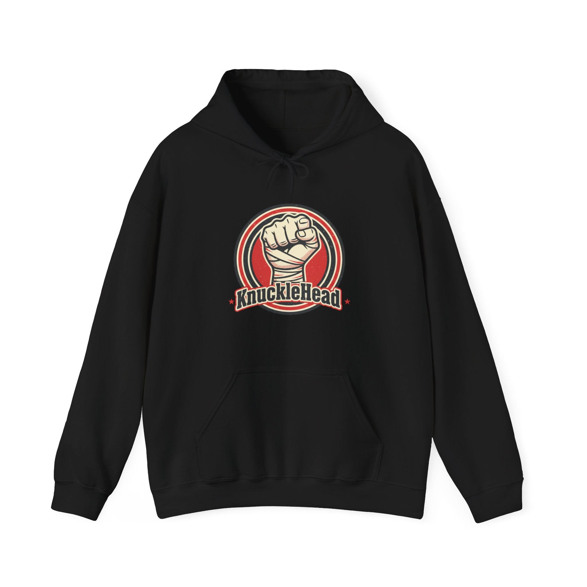 Knucklehead Fist Hoodie – Retro Boxing Punch Graphic Sweatshirt