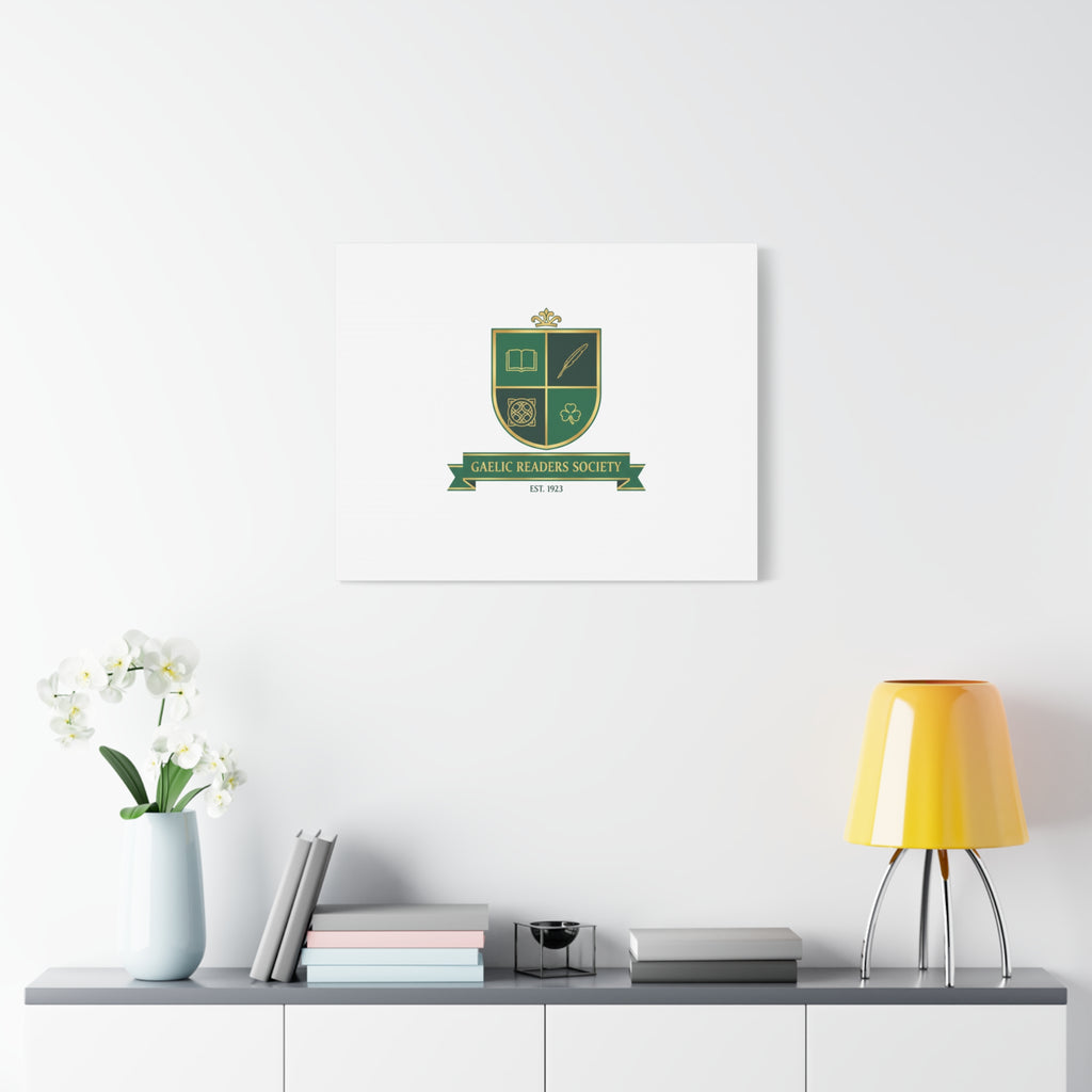 Gaelic Crest Shield Canvas | Celtic crest, Irish heritage logo 36" x 36" 1.25"