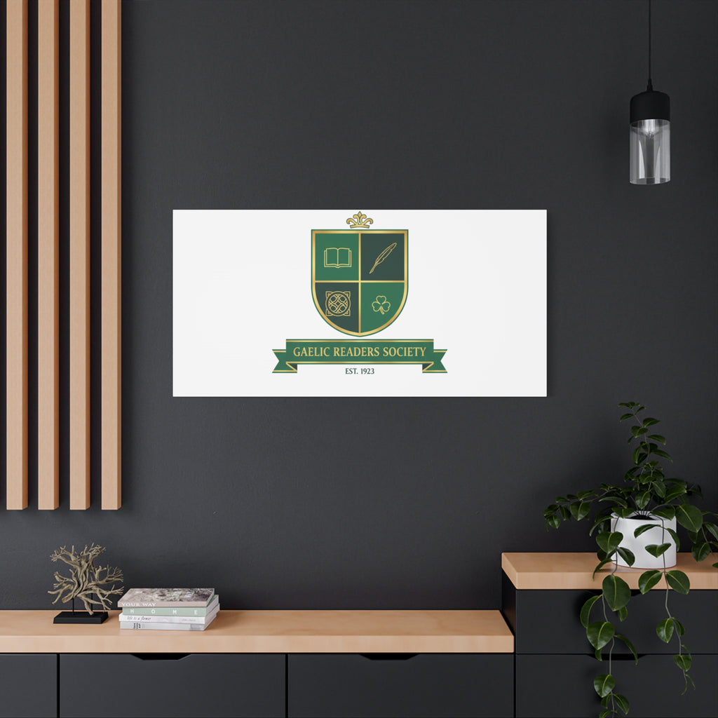 Gaelic Crest Shield Canvas | Celtic crest, Irish heritage logo 36" x 36" 1.25"
