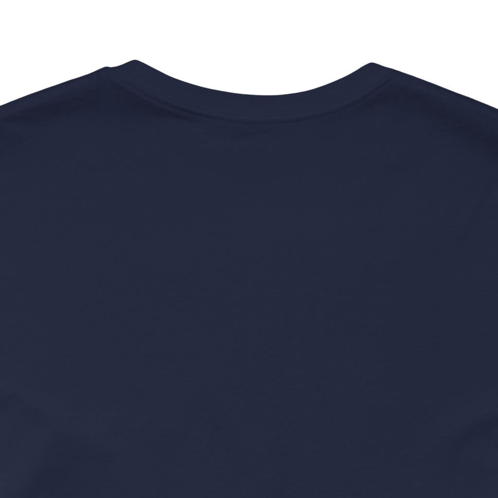 Gothic Arch Minimal Tee | Monastic Minimalism, serene typography Navy