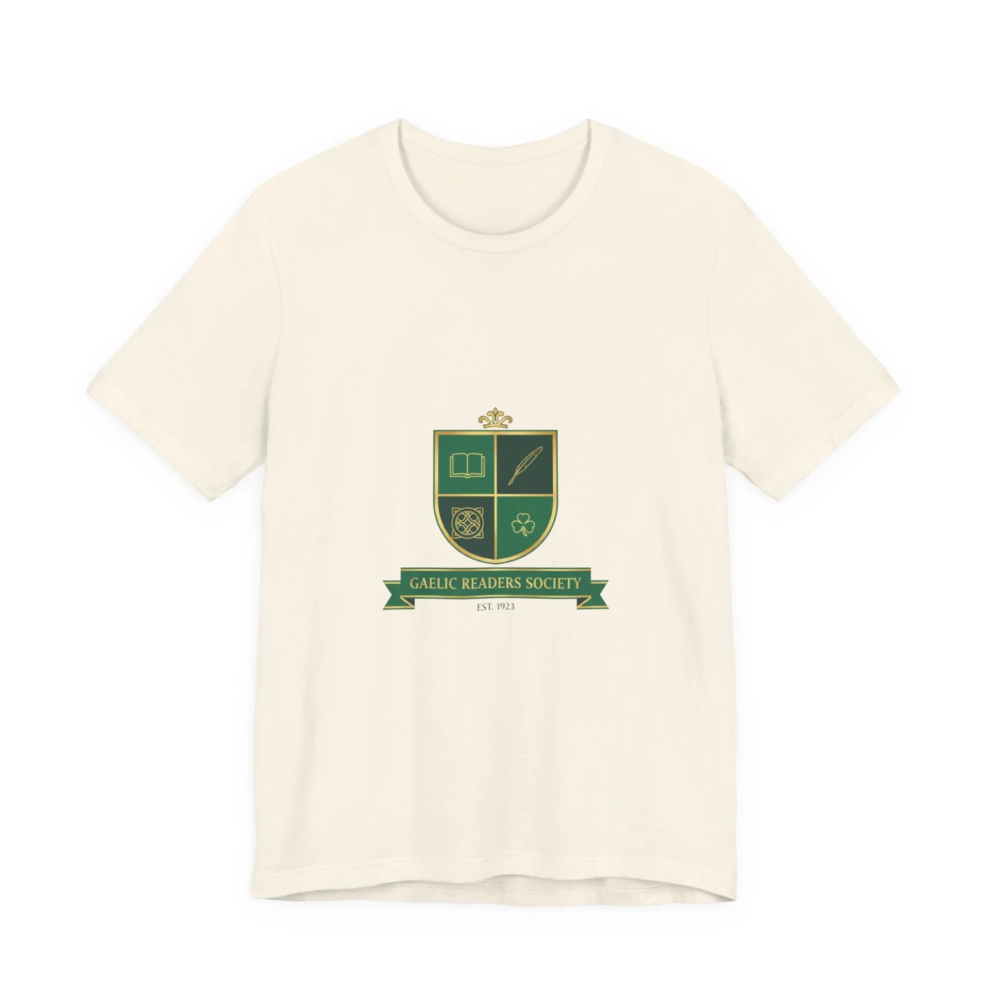 Celtic Crest Shield T-Shirt | Gaelic serif crest, Celtic knot logo Natural
