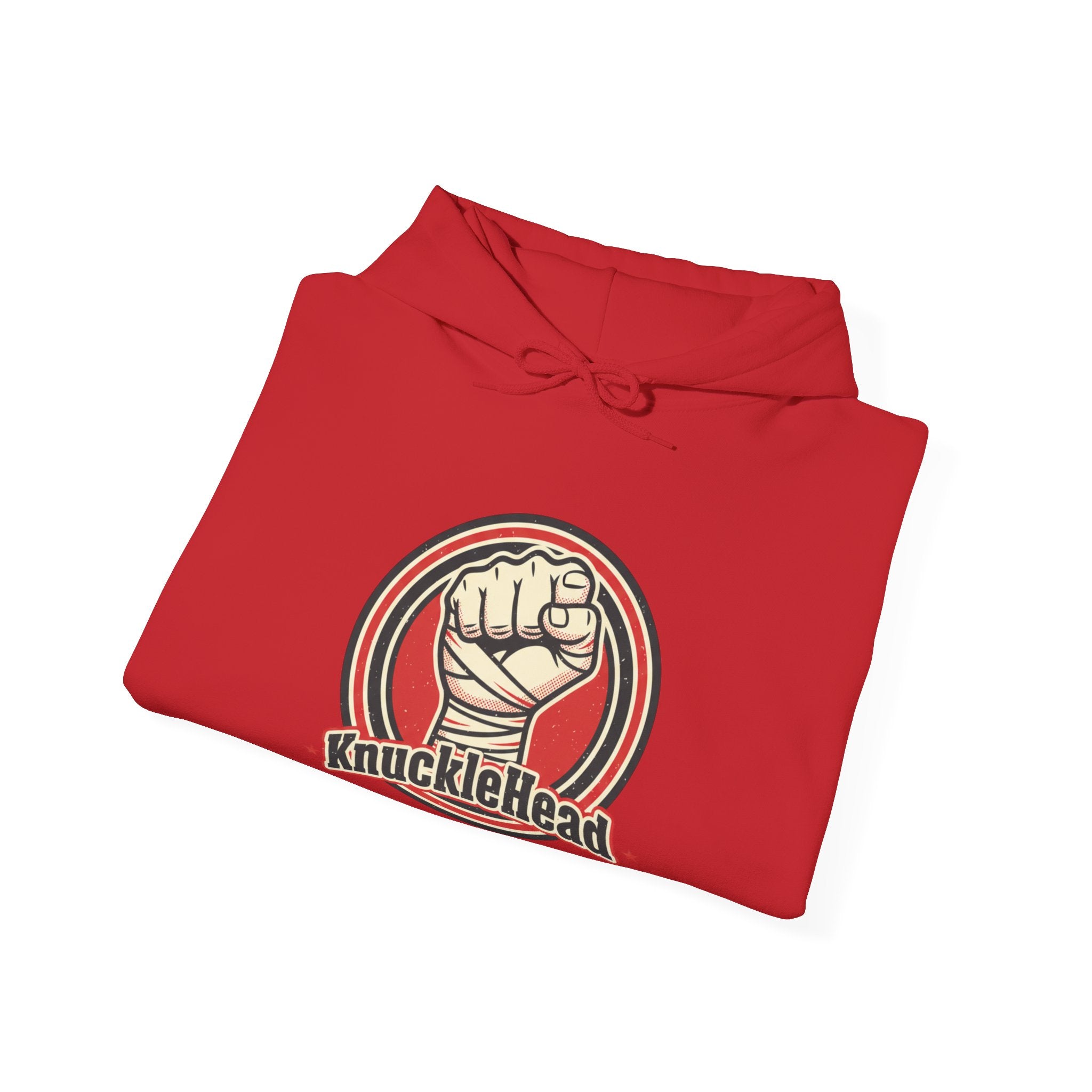 Knucklehead Fist Hoodie – Retro Boxing Punch Graphic Sweatshirt