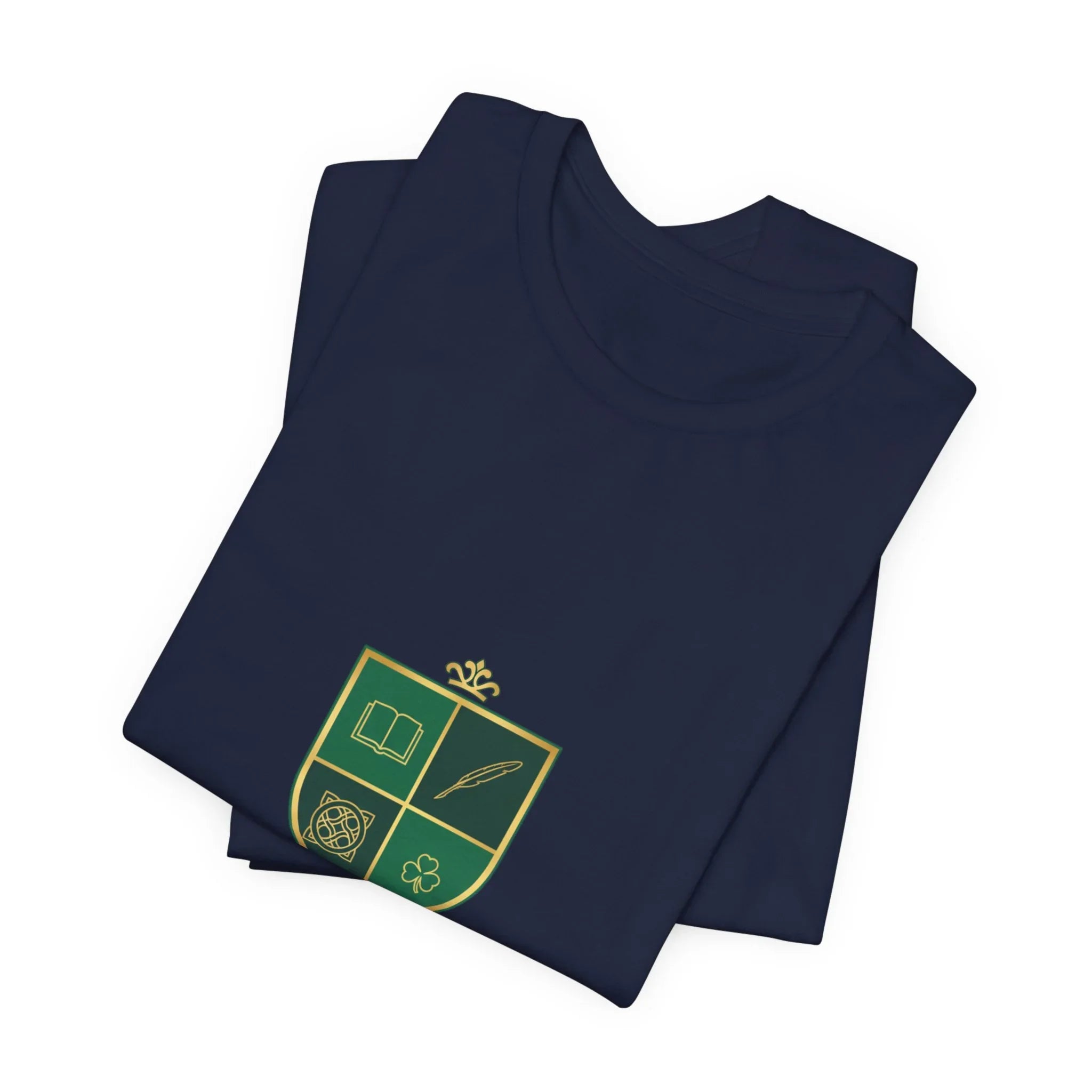 Celtic Crest Shield T-Shirt | Gaelic serif crest, Celtic knot logo Navy