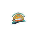 Sunset Highway Van Sticker | 70s Retro Surf, Vintage Palm Postcard