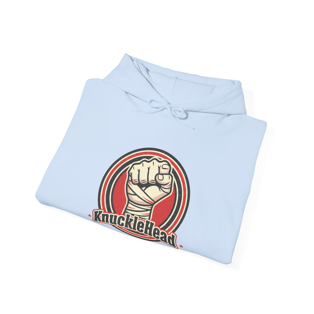 Knucklehead Fist Hoodie – Retro Boxing Punch Graphic Sweatshirt