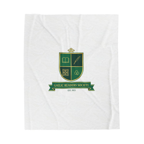 Celtic Crest Gaelic Readers Society Blanket | Irish heritage logo, Celtic knot 50" × 60"