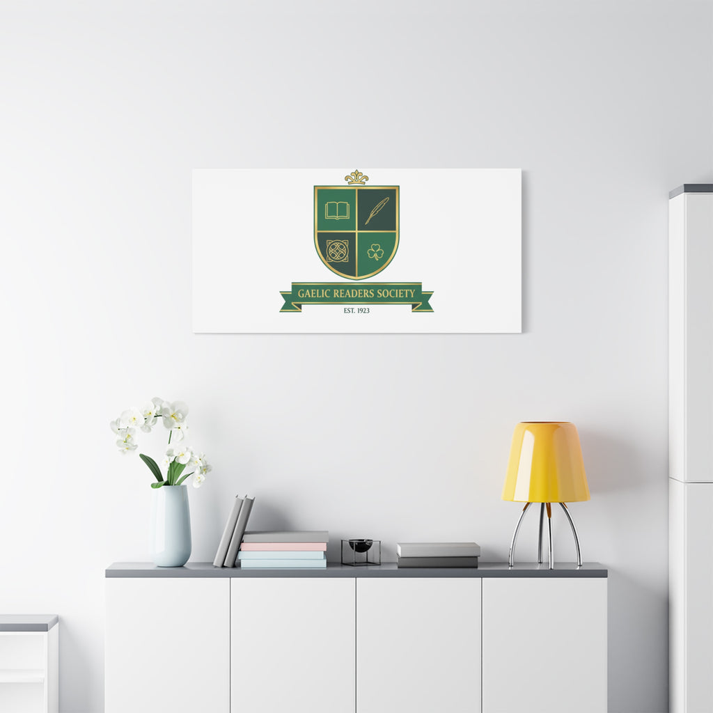 Gaelic Crest Shield Canvas | Celtic crest, Irish heritage logo 36" x 36" 1.25"