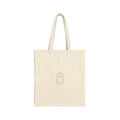 Gothic Arch Minimal Tote | Monastic Minimalism, Scripture Micro-Text
