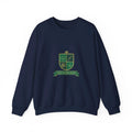 Celtic Crest Gaelic Library Sweatshirt | Irish Heritage Logo, Celtic Knot Navy