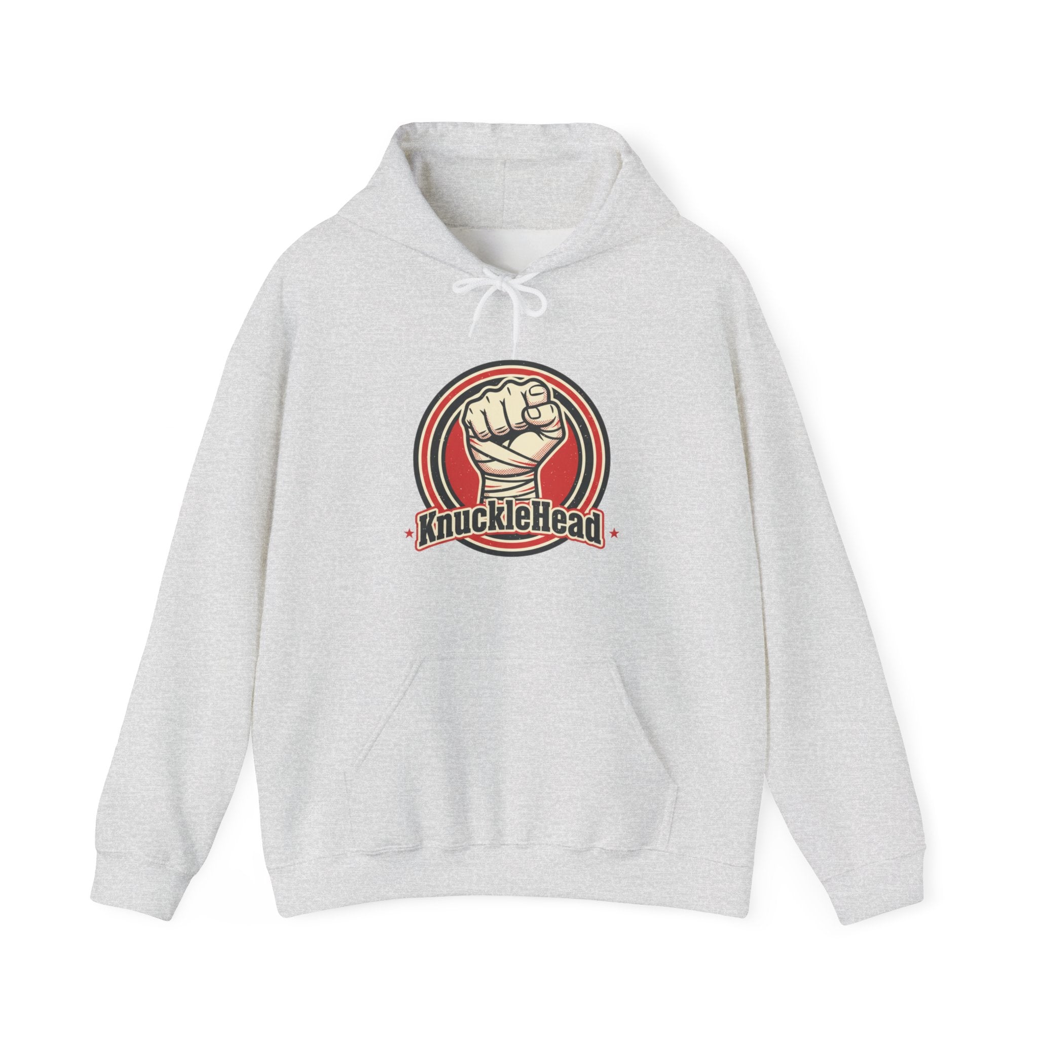 Knucklehead Fist Hoodie – Retro Boxing Punch Graphic Sweatshirt
