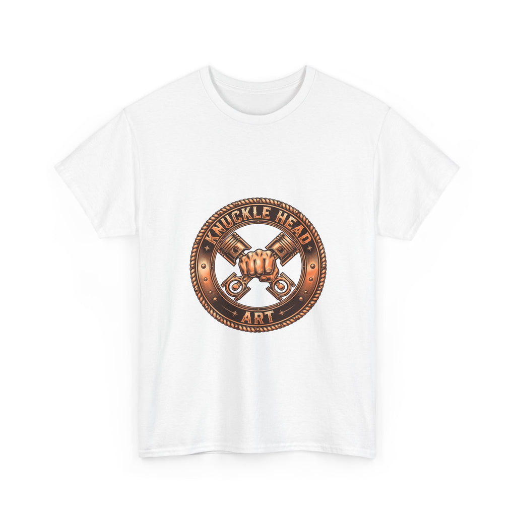 Knucklehead Art Metal Emblem T‑Shirt