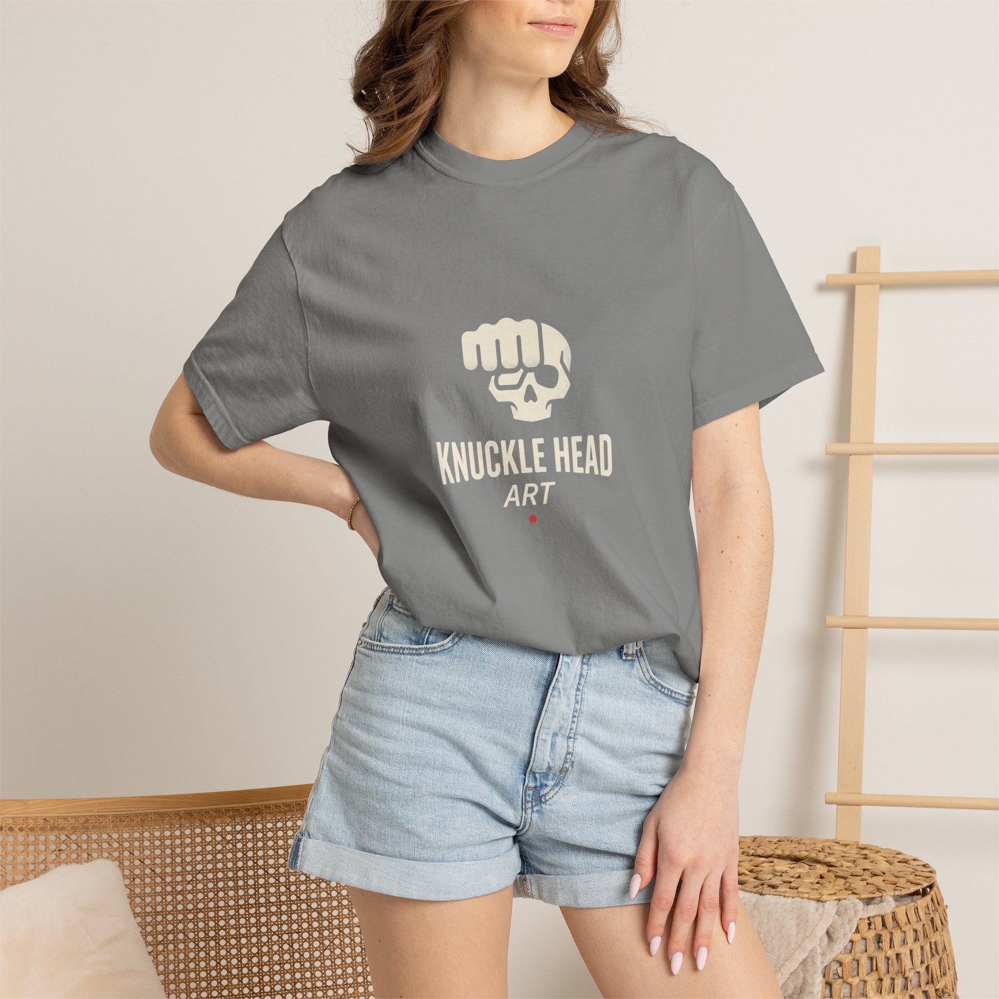 Knuckle Head Art T‑Shirt — Retro Fist Graphic Tee