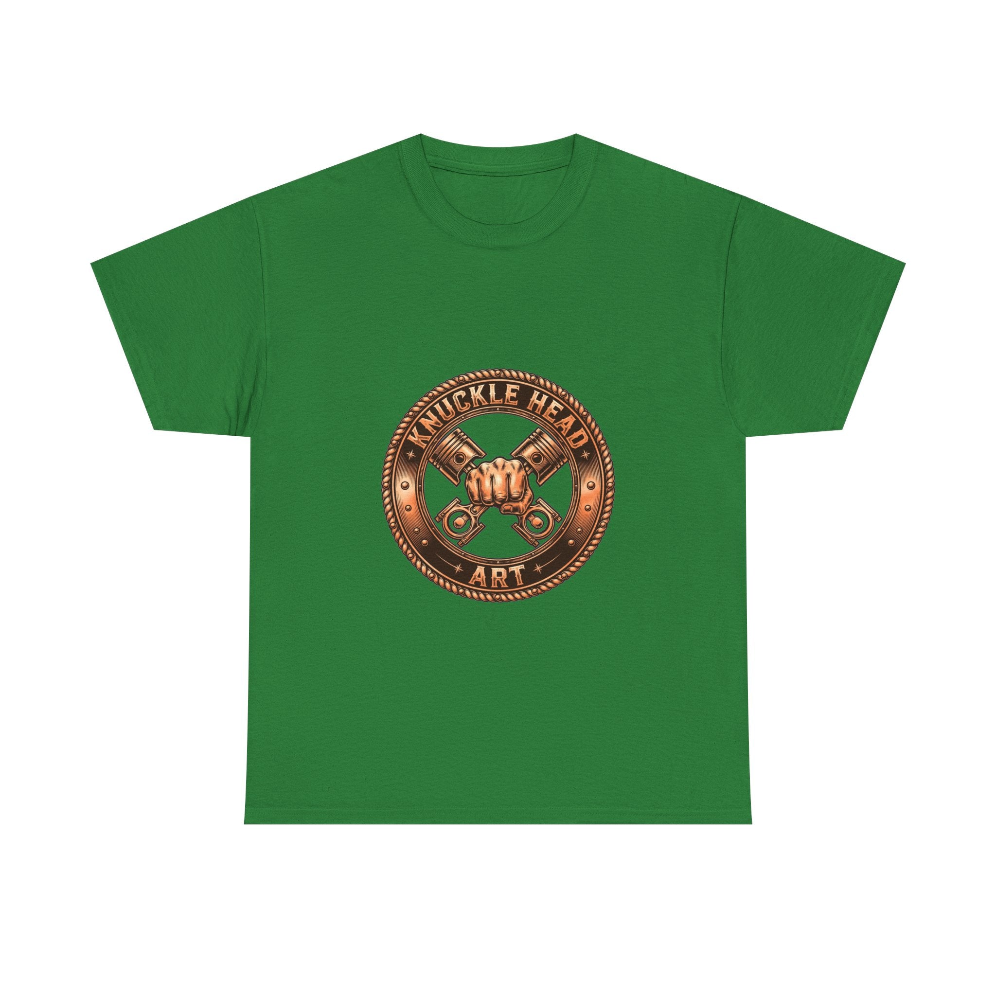 Knucklehead Art Metal Emblem T‑Shirt