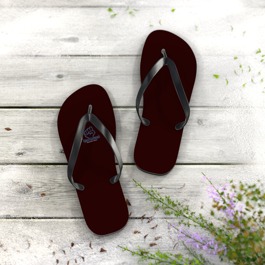 Classic Solid-Color Flip Flops – Casual Beach & Everyday Sandals XL Black sole