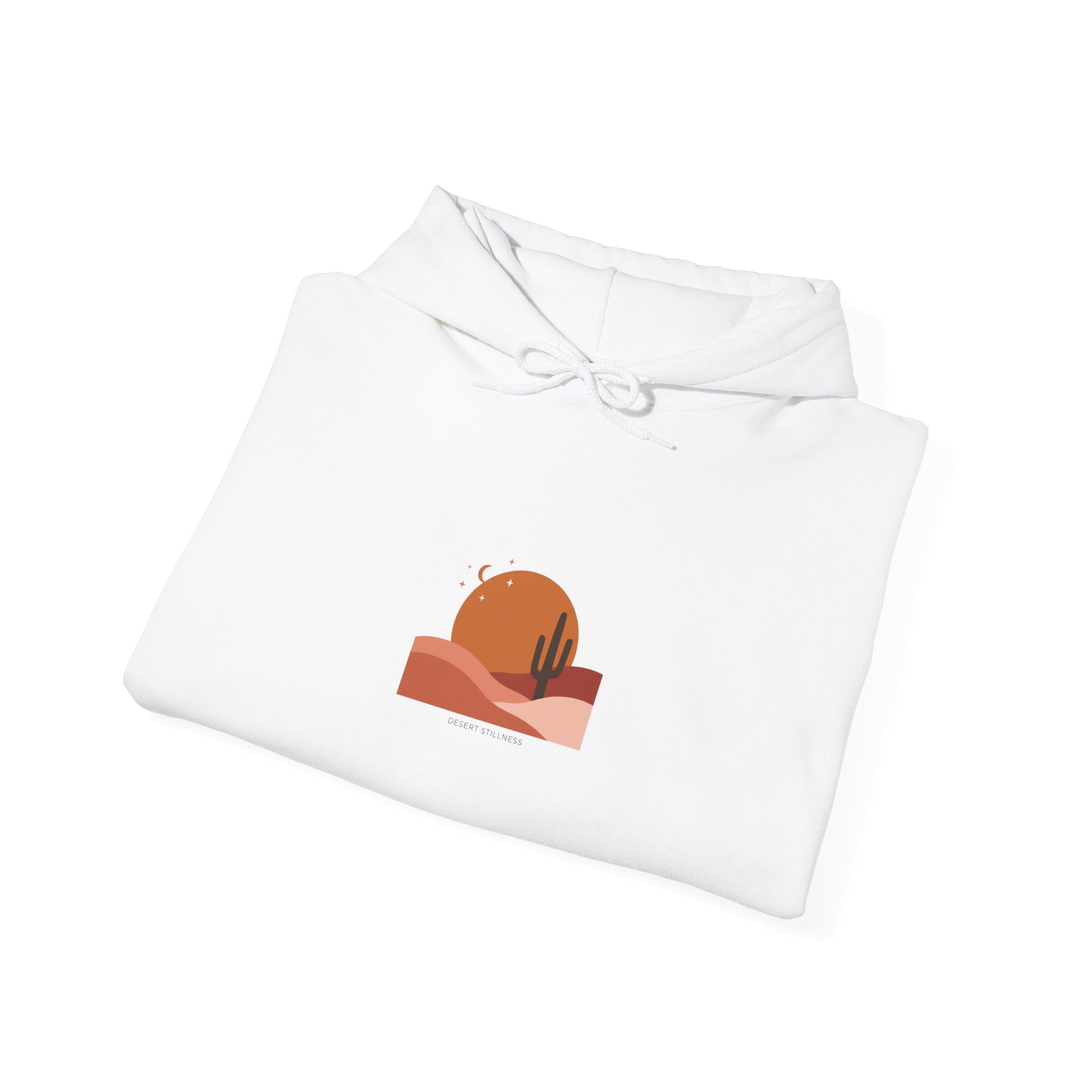 Desert Sunset Minimalist Mesa Hoodie | southwestern art print, adobe-inspired Navy