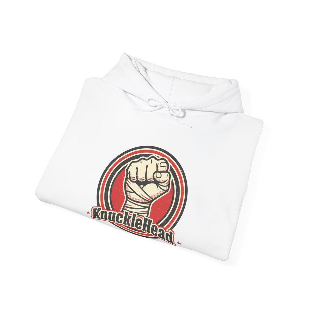 Knucklehead Fist Hoodie – Retro Boxing Punch Graphic Sweatshirt