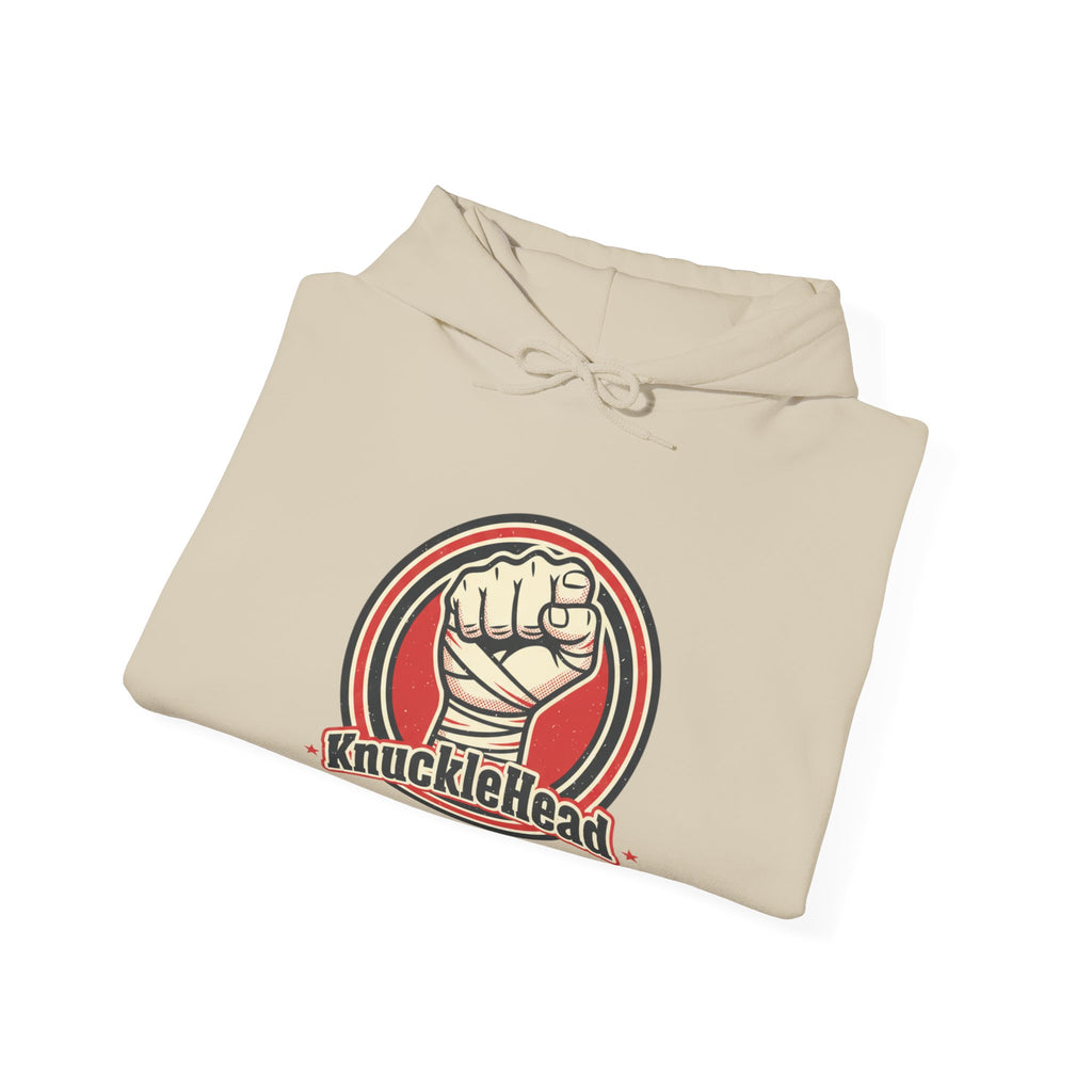 Knucklehead Fist Hoodie – Retro Boxing Punch Graphic Sweatshirt