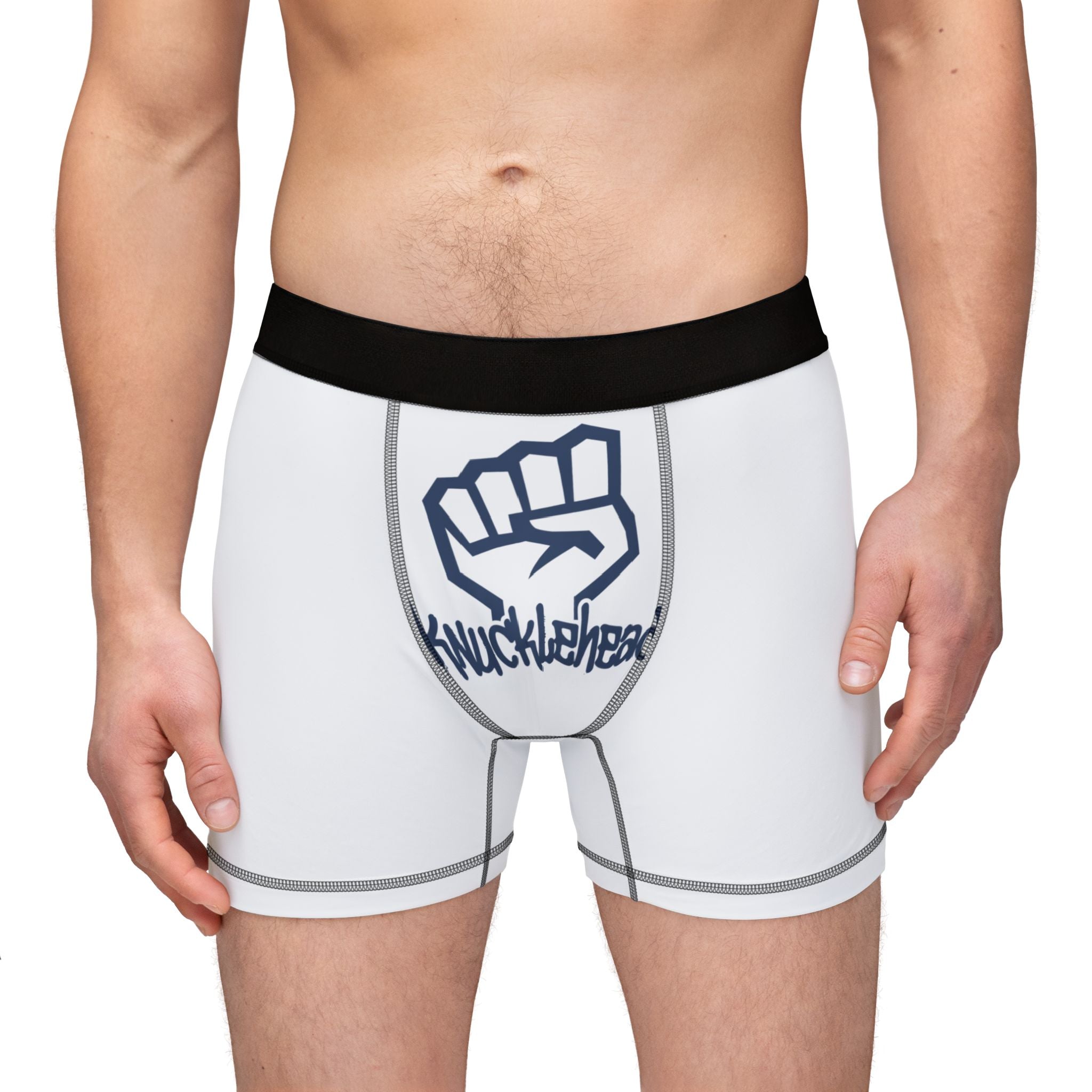 Knuckleberr Fist Graphic Men's Boxer Briefs - Fun Novelty Underwear
