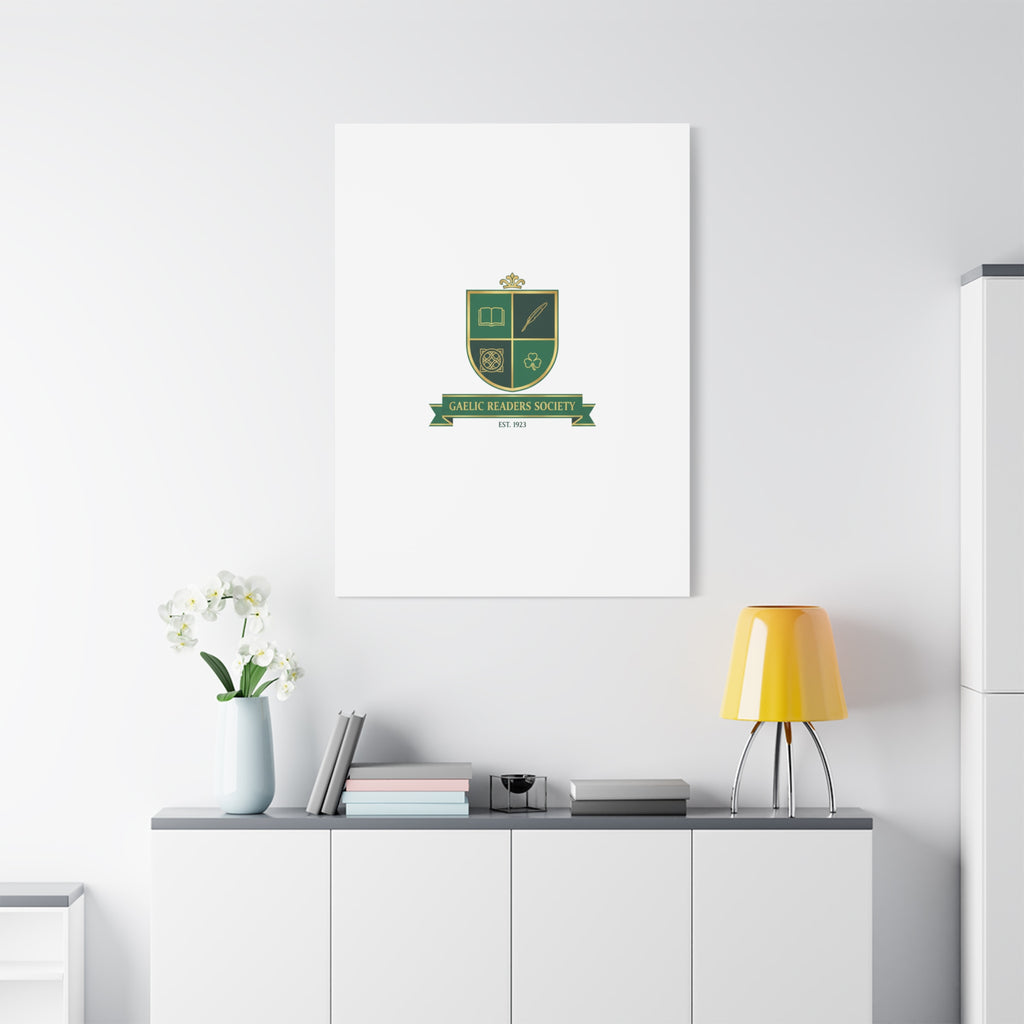 Gaelic Crest Shield Canvas | Celtic crest, Irish heritage logo 36" x 36" 1.25"