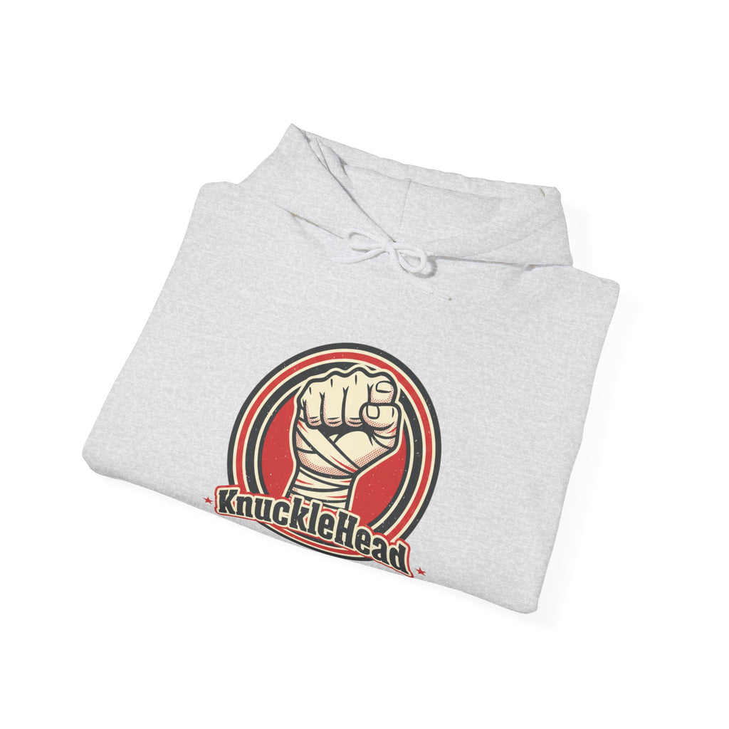 Knucklehead Fist Hoodie – Retro Boxing Punch Graphic Sweatshirt