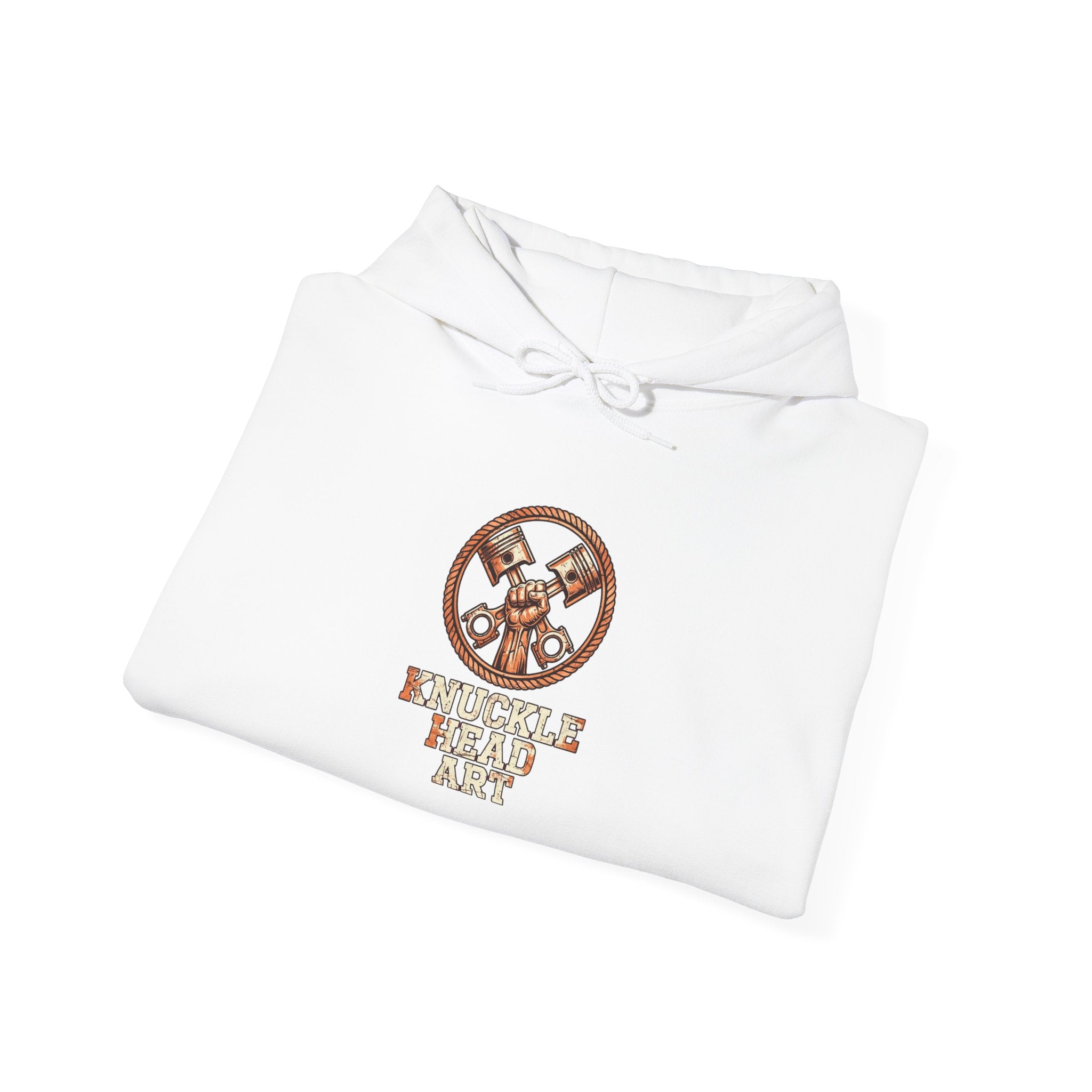 Symbol of Strength Hoodie - Rustic Celtic Wheel Design