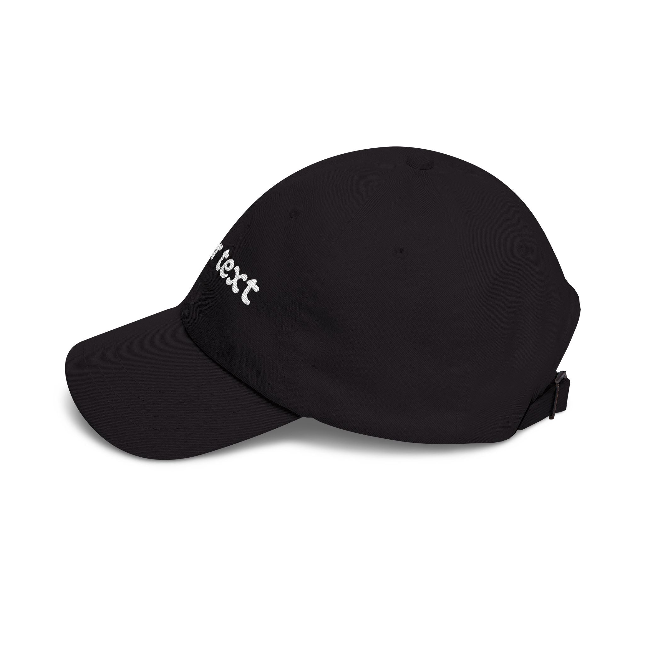 Custom Script Text Dad Cap | Personalized Embroidered Baseball Hat