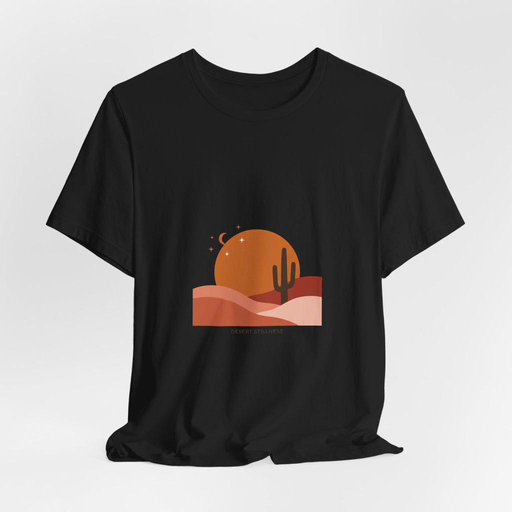 Desert Sunset Minimalist Mesa Tee | Southwestern art print, adobe-inspired