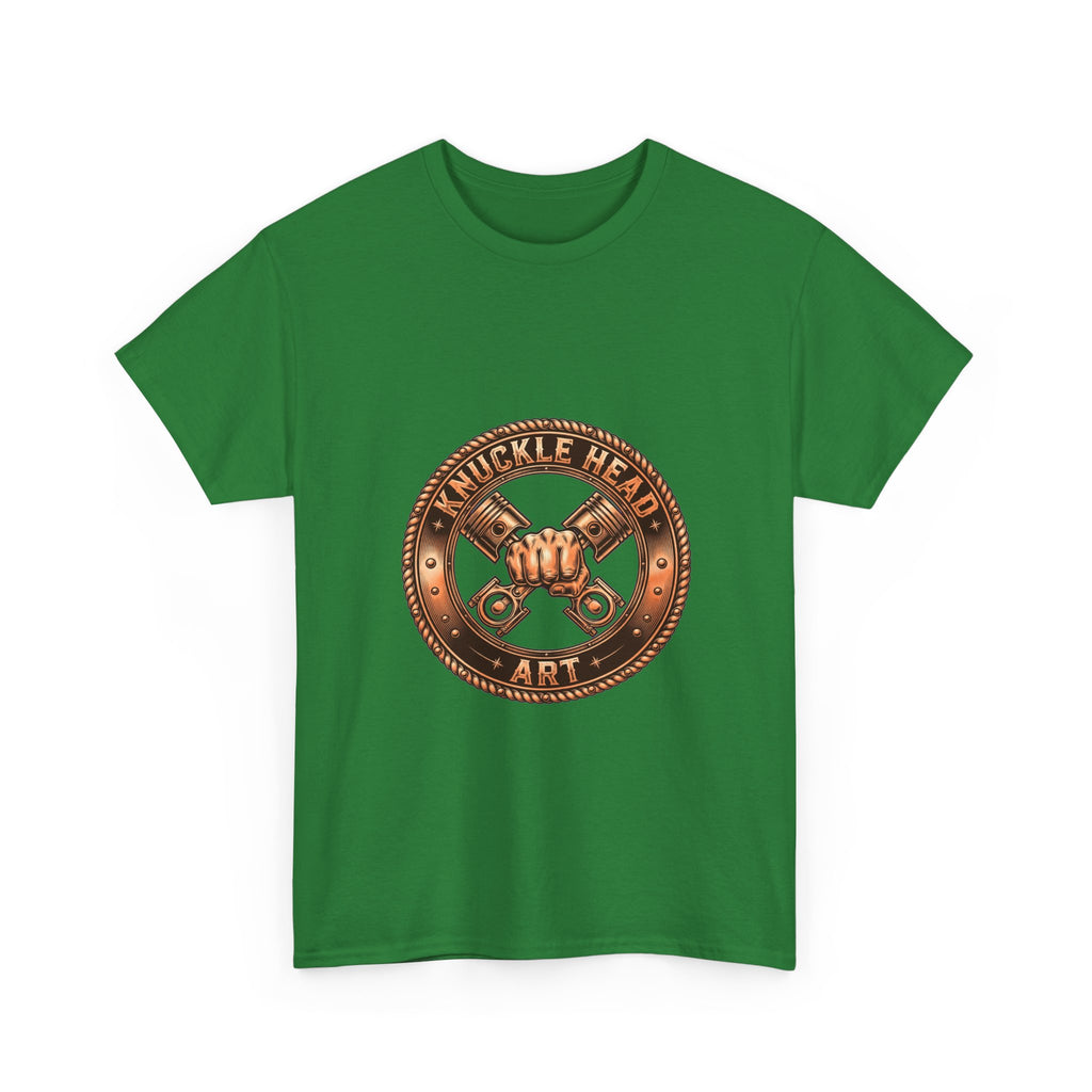 Knucklehead Art Metal Emblem T‑Shirt