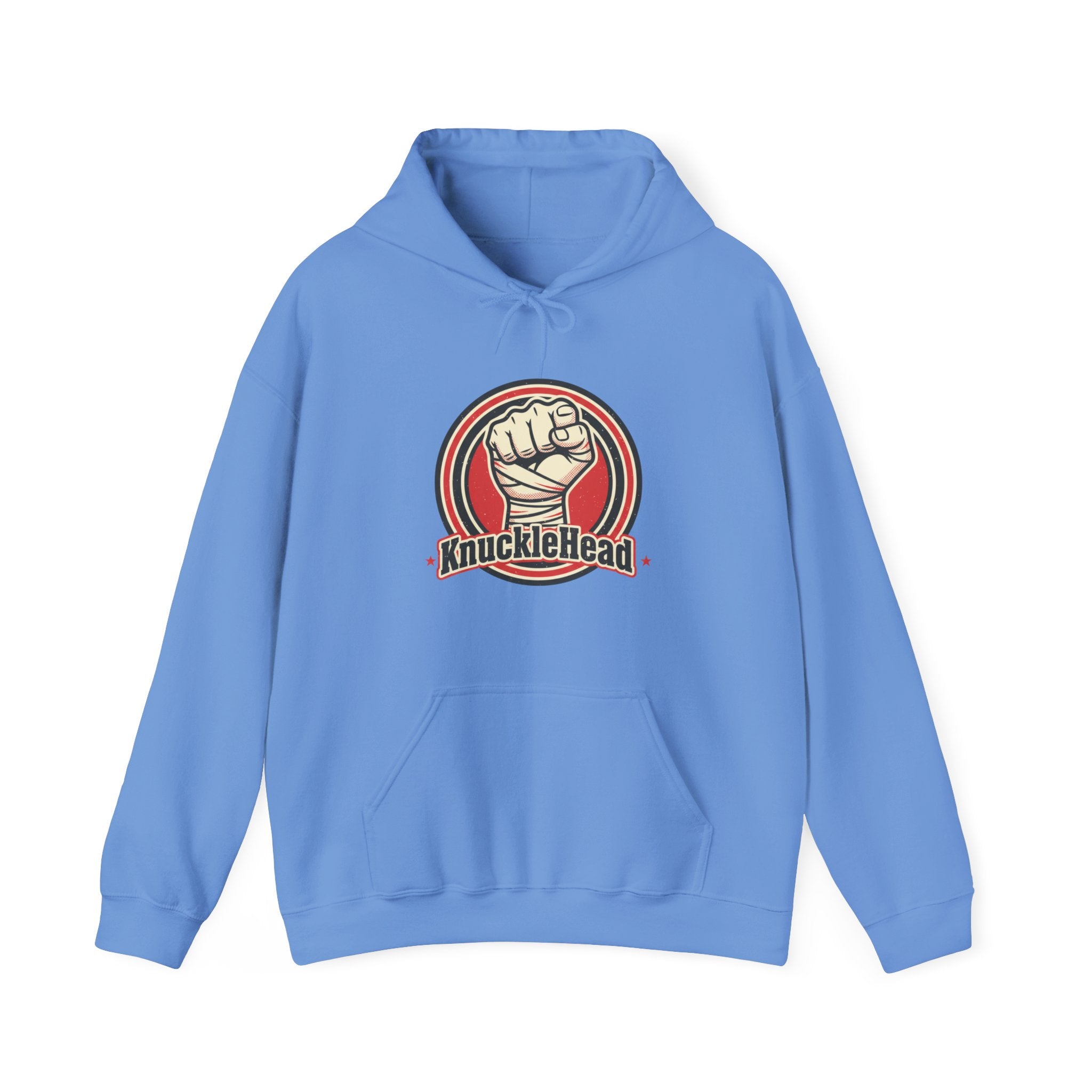 Knucklehead Fist Hoodie – Retro Boxing Punch Graphic Sweatshirt