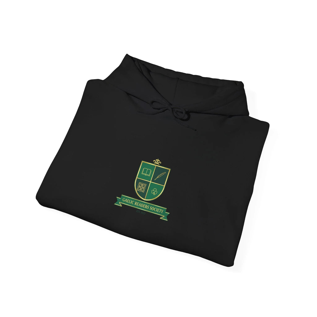 Celtic Crest Hoodie | Gaelic serif crest, Irish heritage logo Navy
