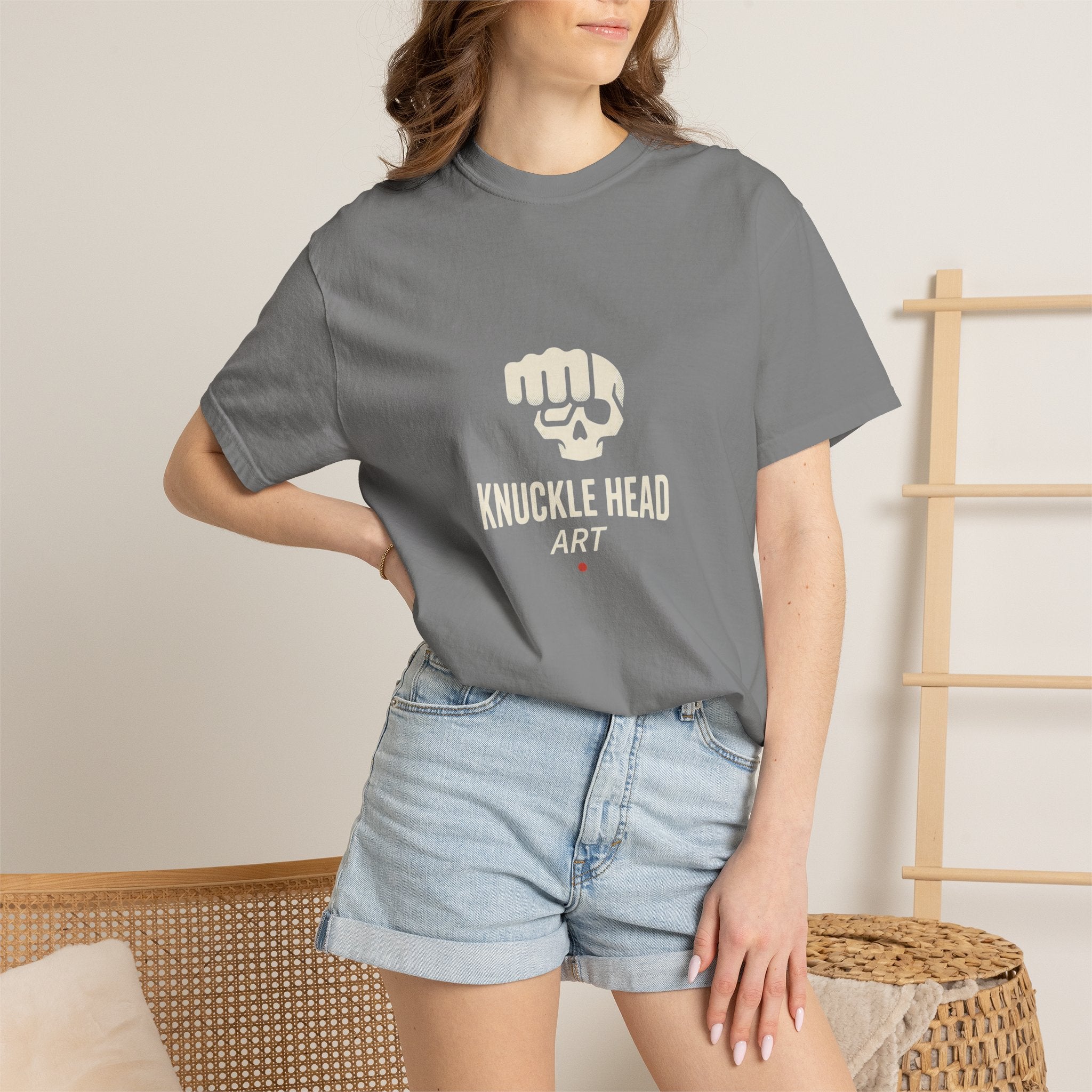 Knuckle Head Art T‑Shirt — Retro Fist Graphic Tee