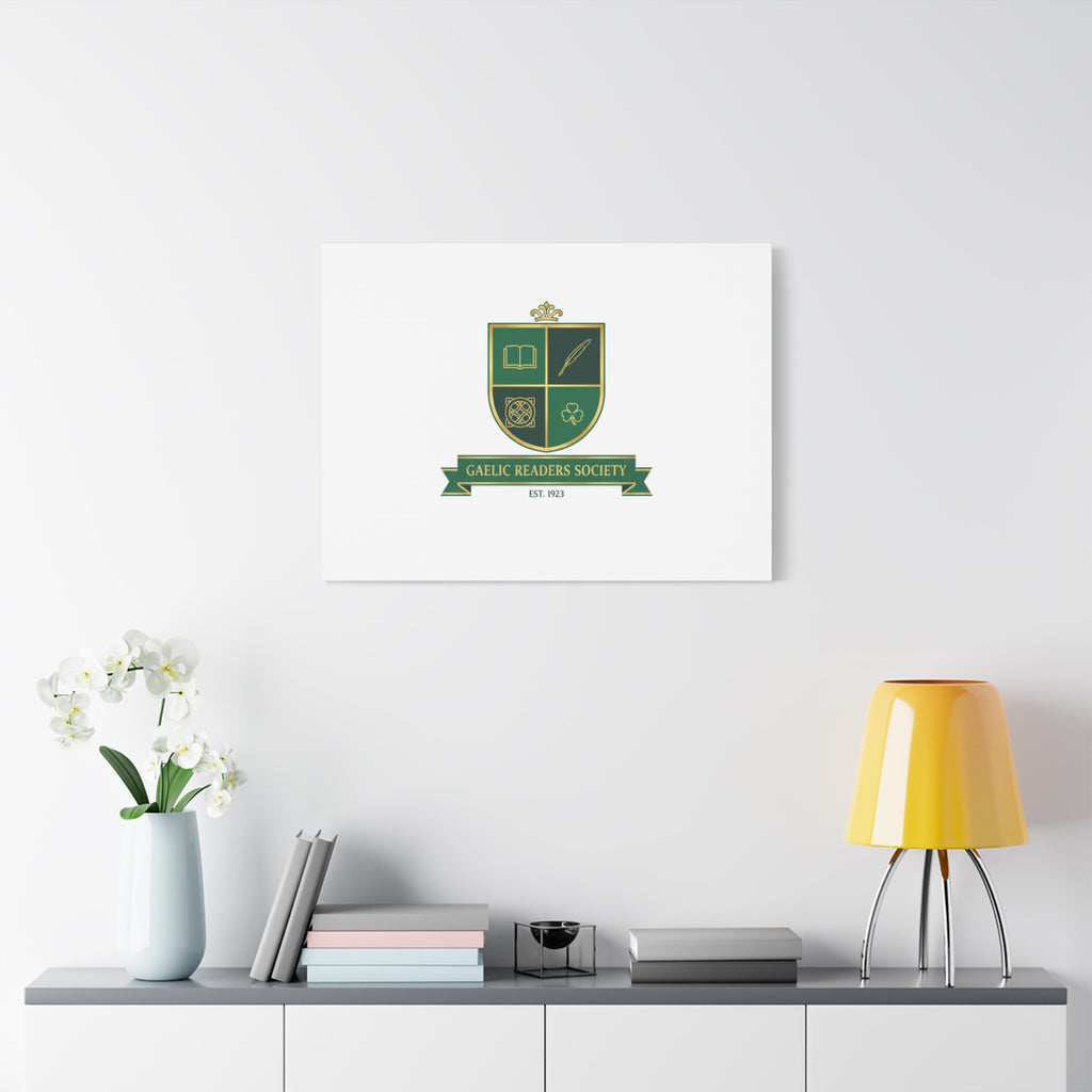 Gaelic Crest Shield Canvas | Celtic crest, Irish heritage logo 36" x 36" 1.25"