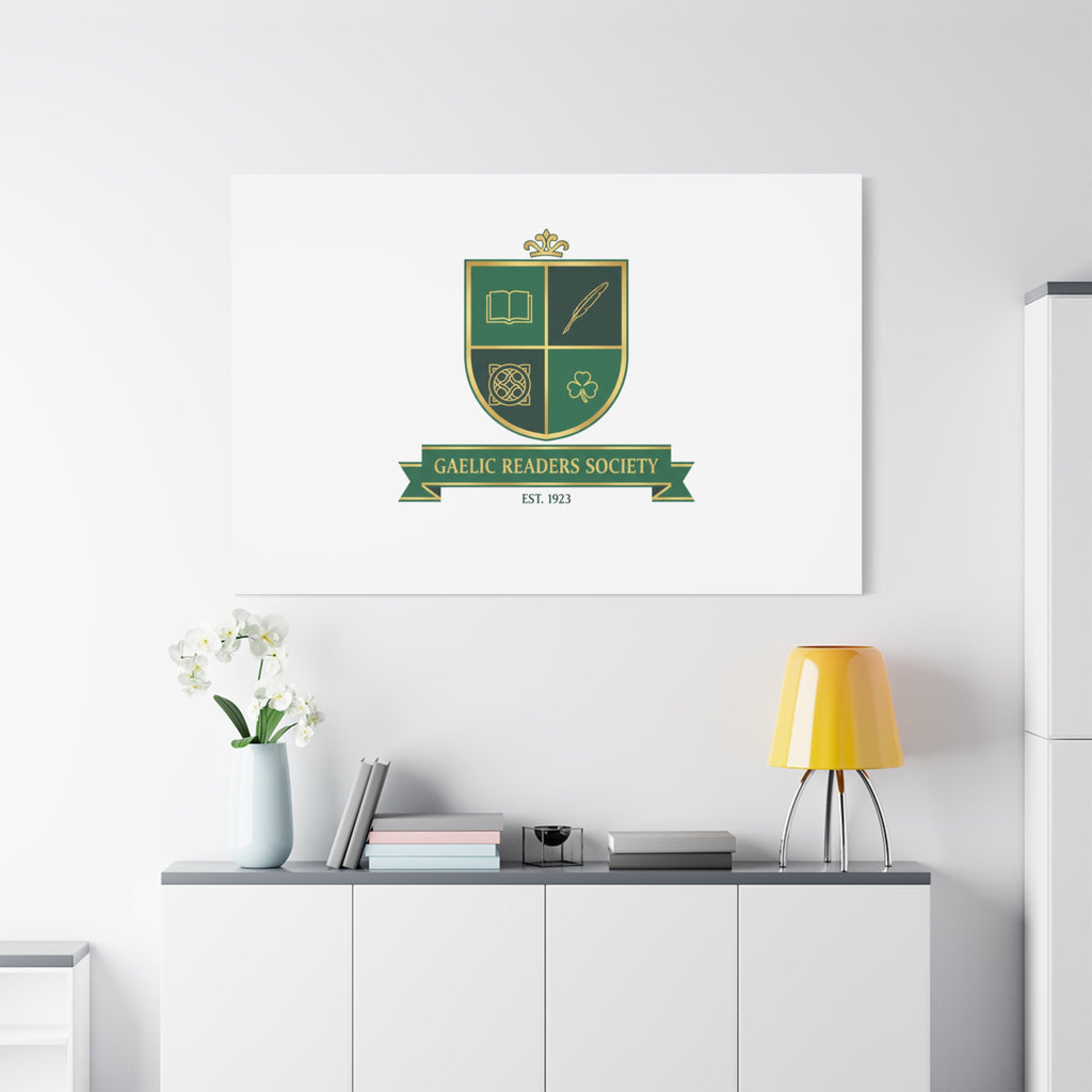 Gaelic Crest Shield Canvas | Celtic crest, Irish heritage logo 36" x 36" 1.25"