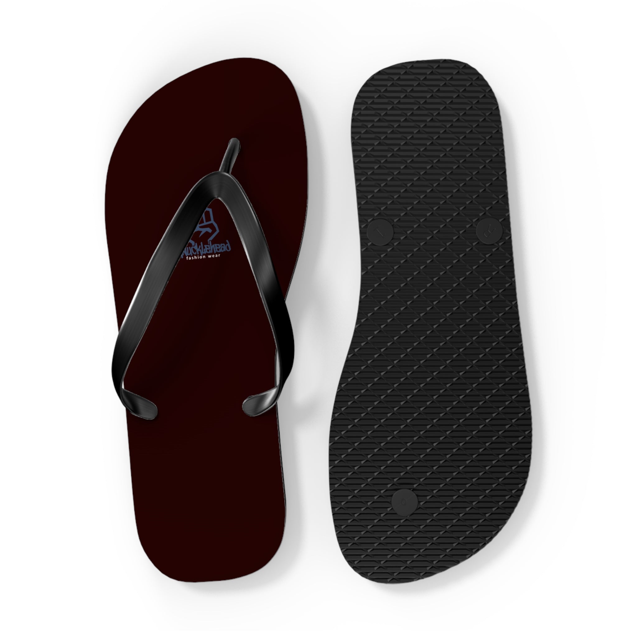 Classic Solid-Color Flip Flops – Casual Beach & Everyday Sandals XL Black sole