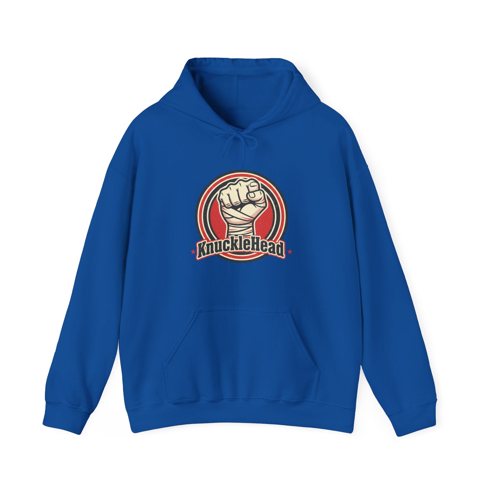 Knucklehead Fist Hoodie – Retro Boxing Punch Graphic Sweatshirt