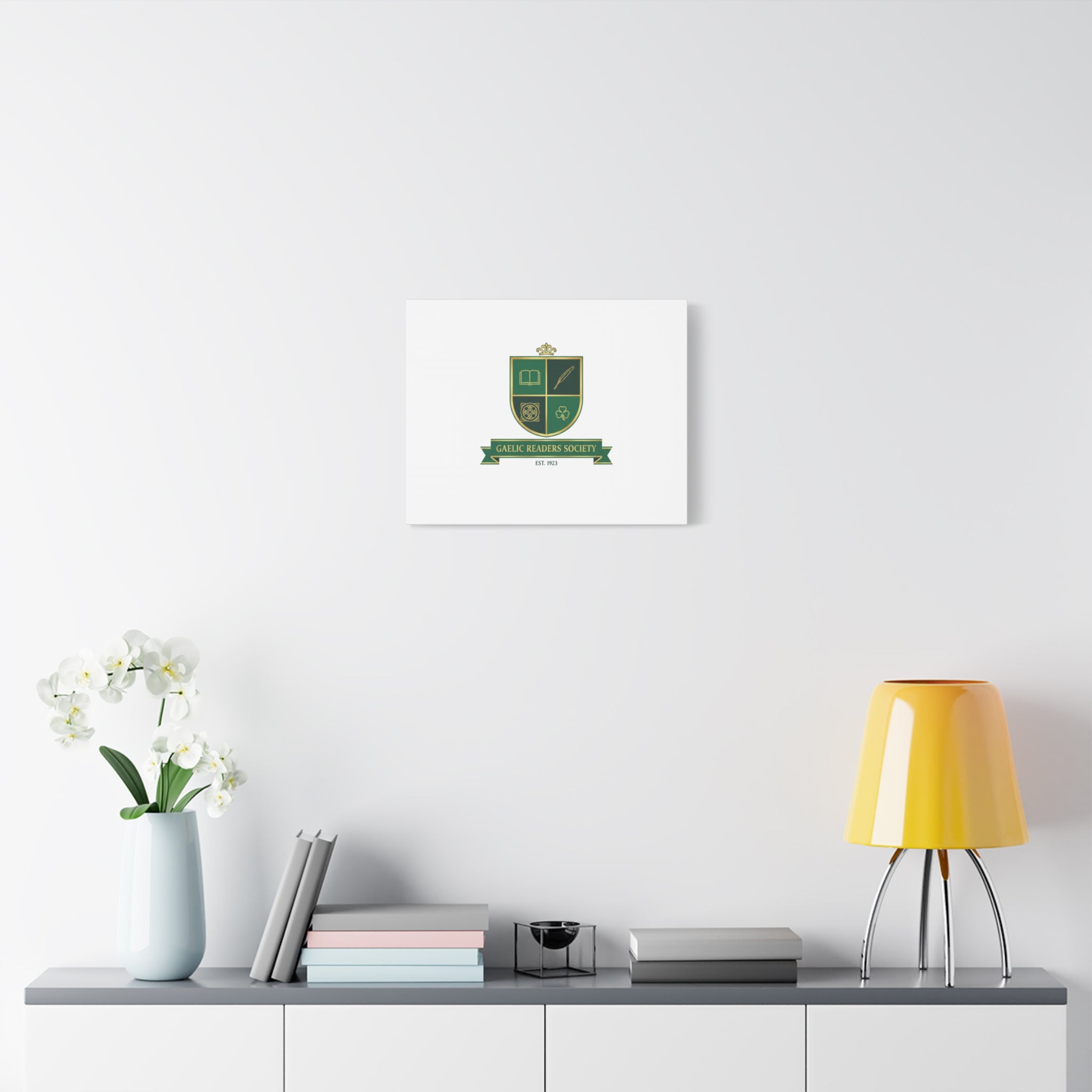 Gaelic Crest Shield Canvas | Celtic crest, Irish heritage logo 36" x 36" 1.25"