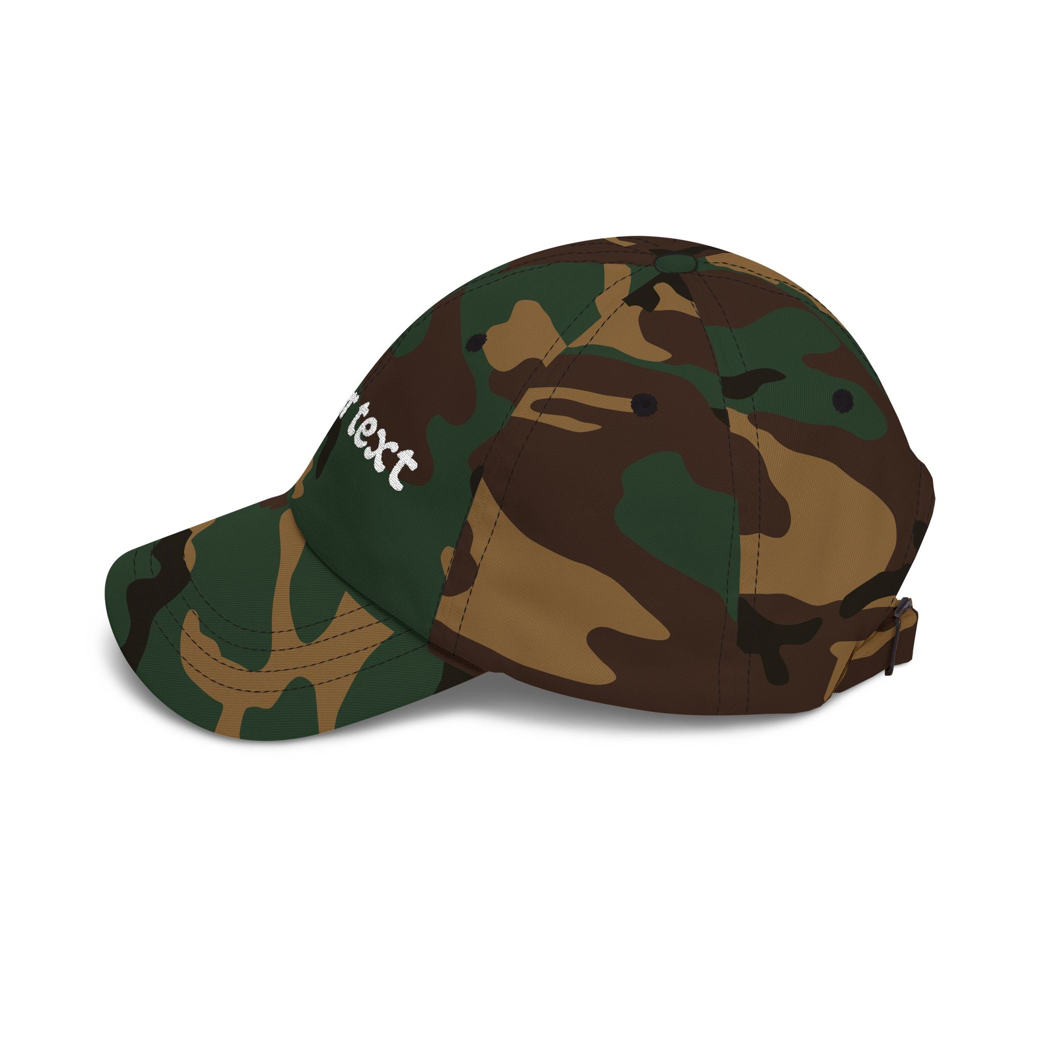 Custom Script Text Dad Cap | Personalized Embroidered Baseball Hat