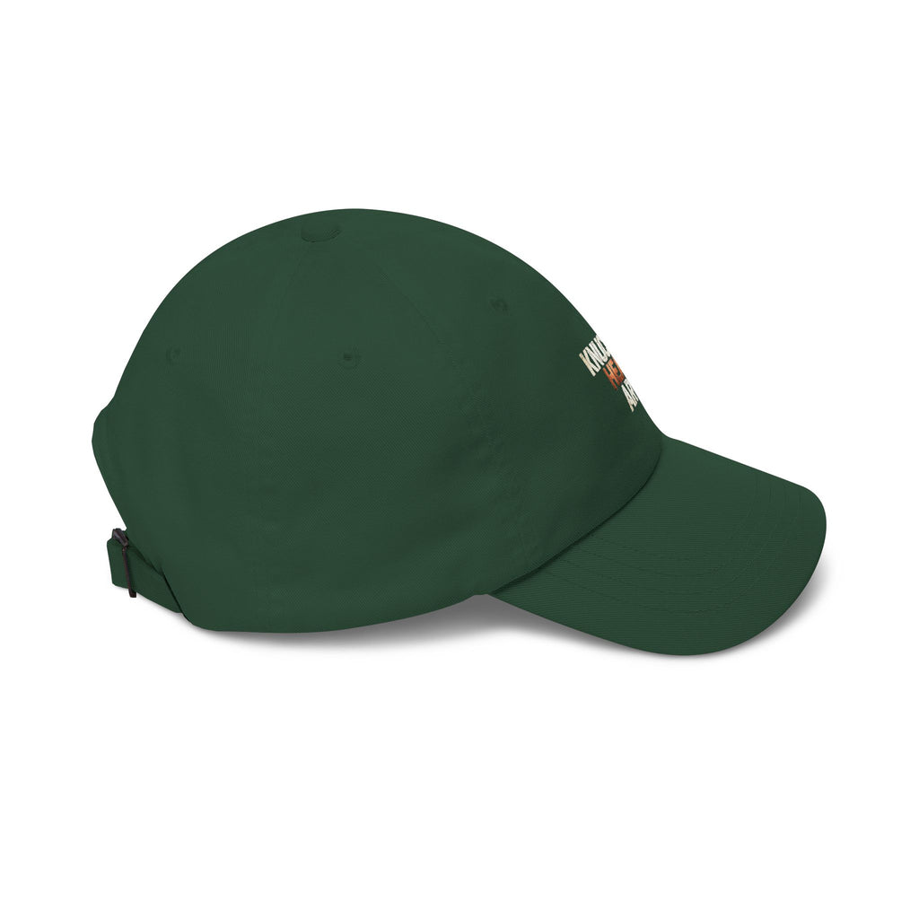 Classic Dad Cap — 'Knowledge Is Power' Embroidered Baseball Hat