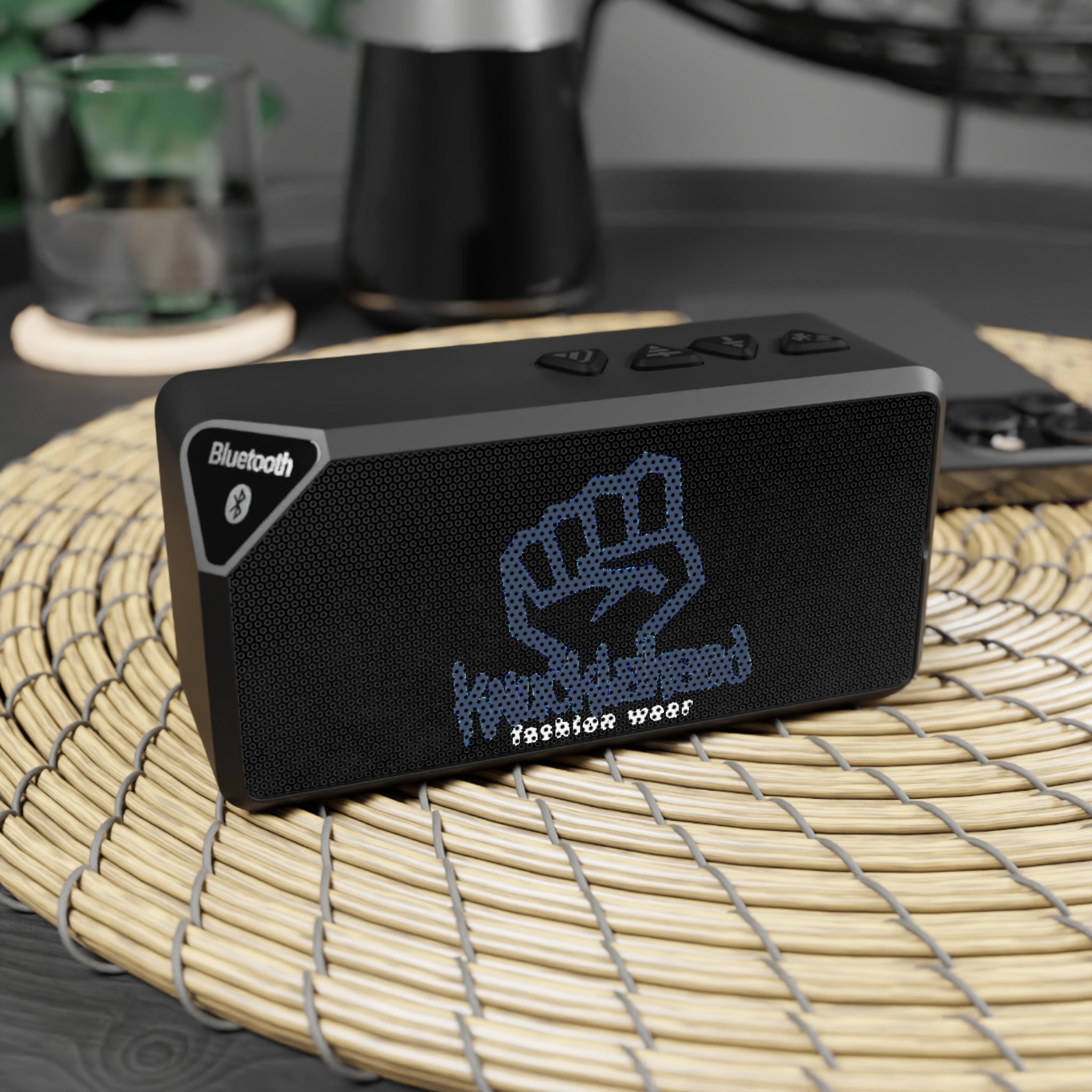 Jabba Bluetooth Speaker 4.25" x 2.25" Black