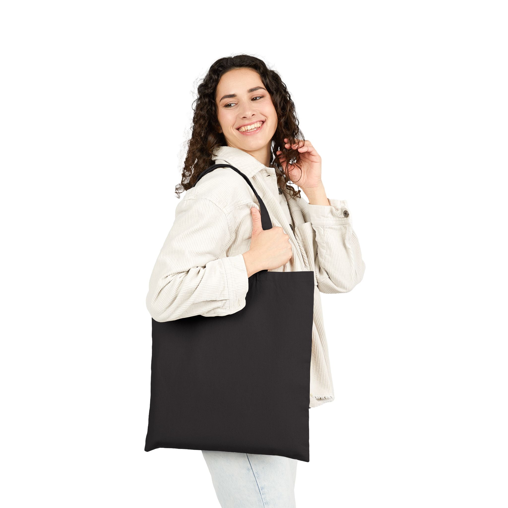 Gothic Arch Minimal Tote | Monastic Minimalism, Scripture Micro-Text