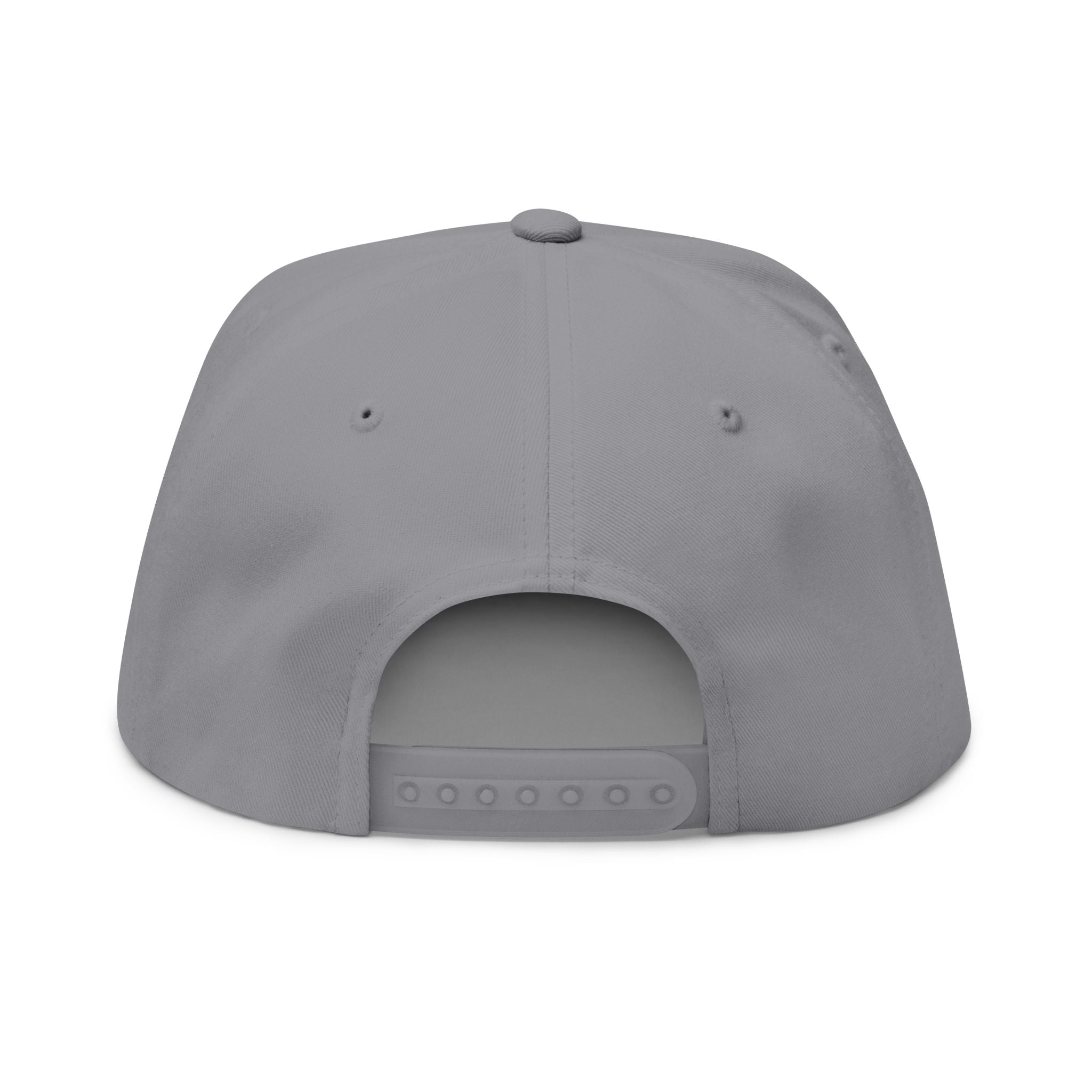 Embroidered Gold Eagle Flat Bill Cap