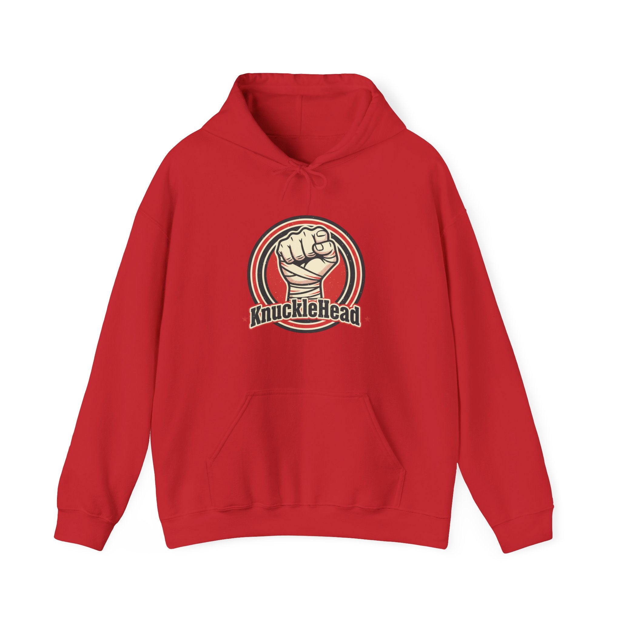 Knucklehead Fist Hoodie – Retro Boxing Punch Graphic Sweatshirt