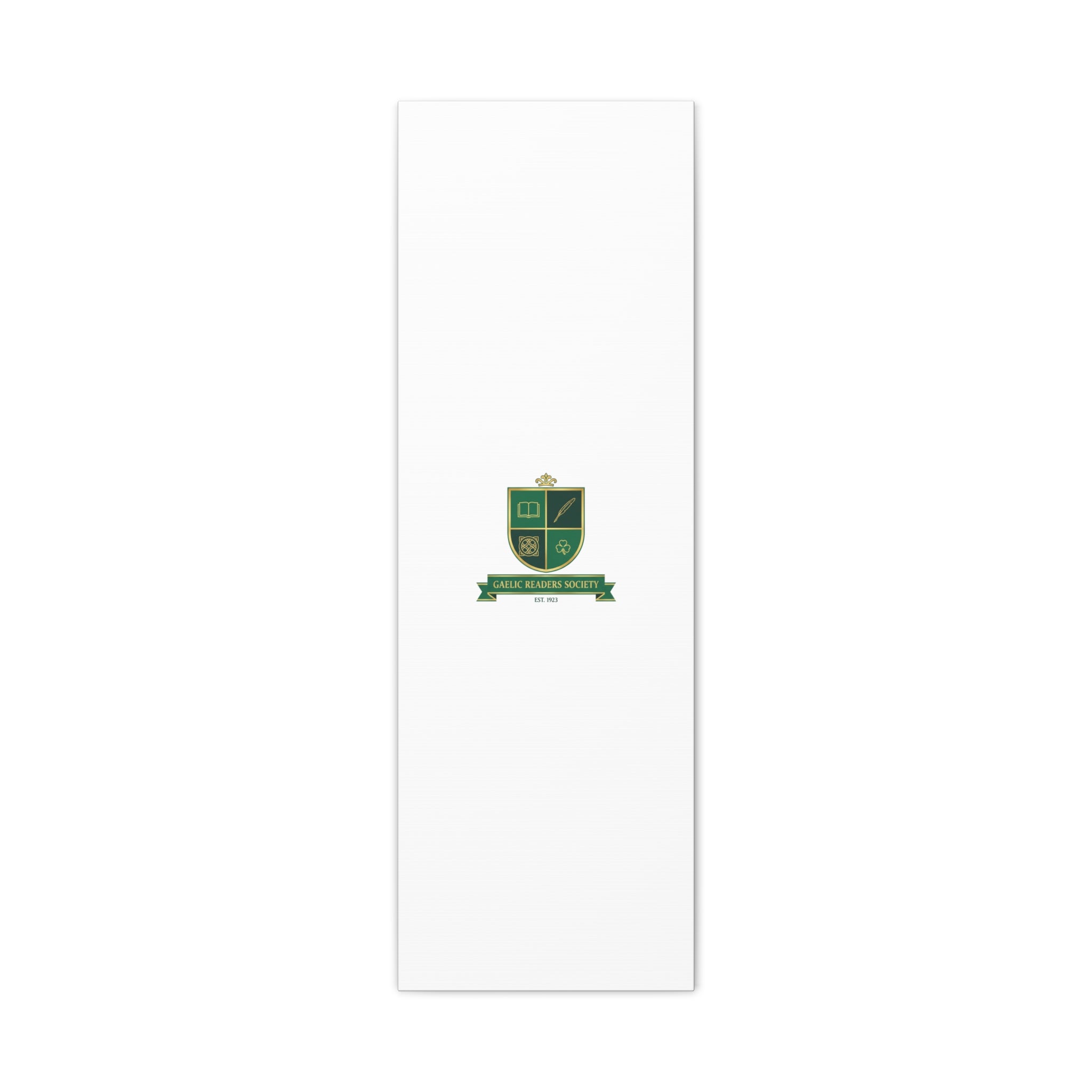 Gaelic Crest Shield Canvas | Celtic crest, Irish heritage logo 12" x 36" (Vertical) 1.25"