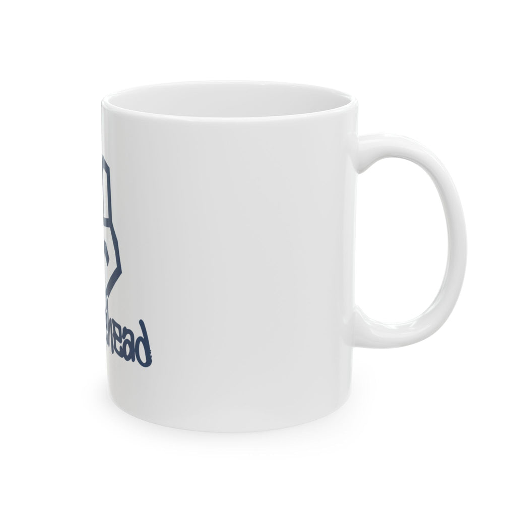 Knucklehead Fist Ceramic Mug — Funny Graphic Coffee Cup (11oz, 15oz) 11oz