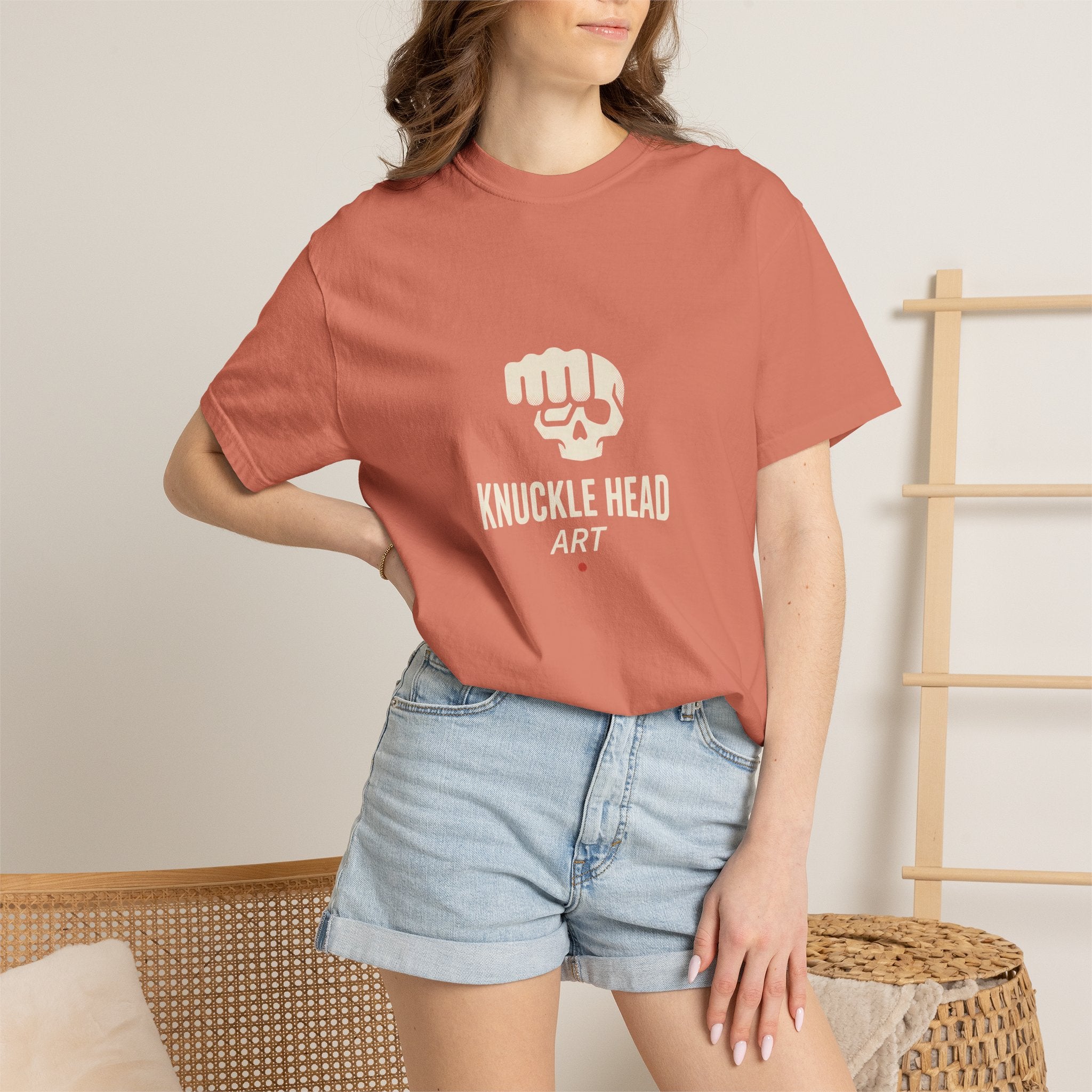 Knuckle Head Art T‑Shirt — Retro Fist Graphic Tee