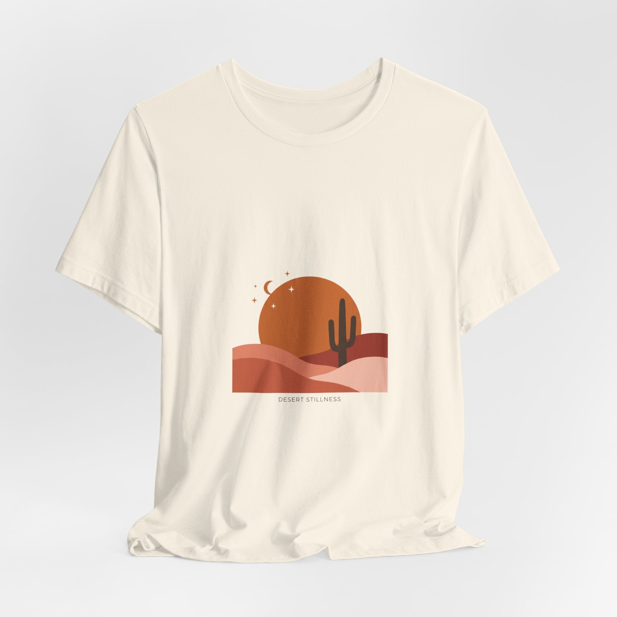 Desert Sunset Minimalist Mesa Tee | Southwestern art print, adobe-inspired Navy