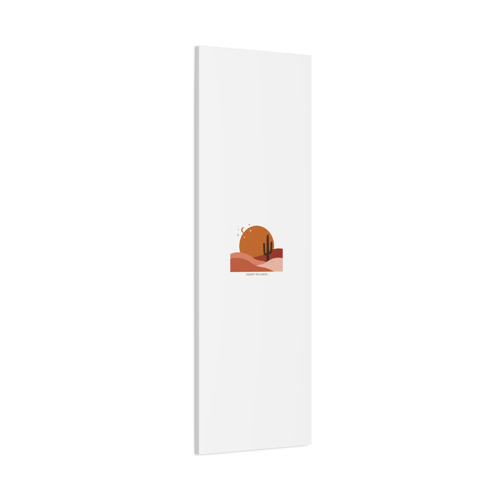 Desert Stillness Canvas, Desert Sunset Minimalist Mesa | Southwestern Art Print