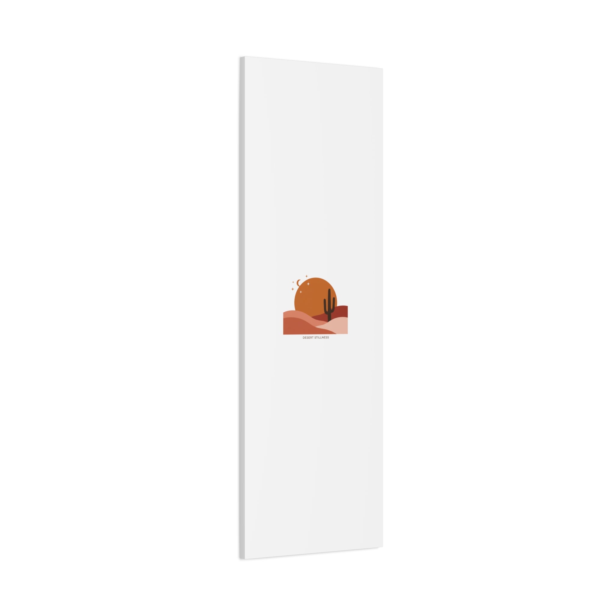 Desert Stillness Canvas, Desert Sunset Minimalist Mesa | Southwestern Art Print