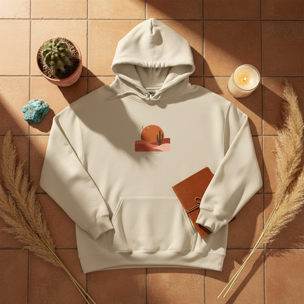 Desert Mesa Hoodie - Flat Lay