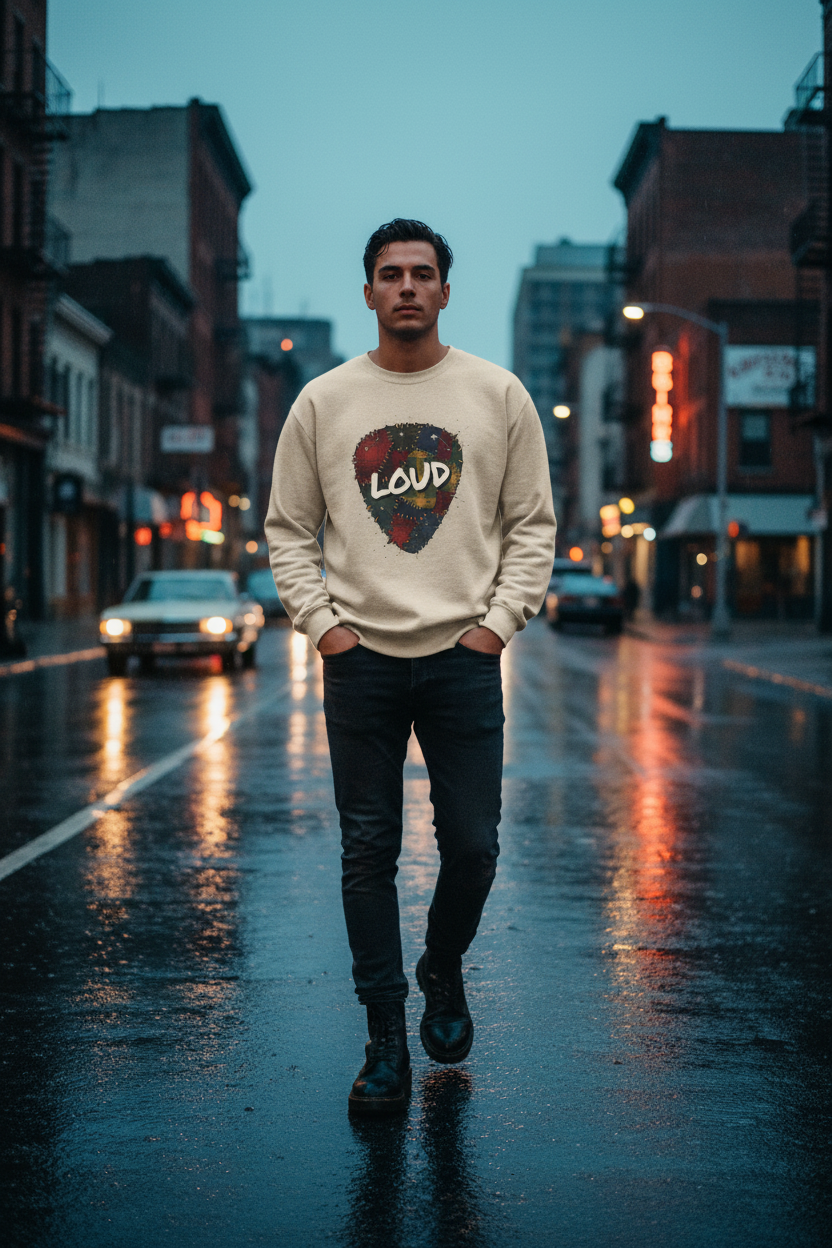 LOUD Crewneck - Rain